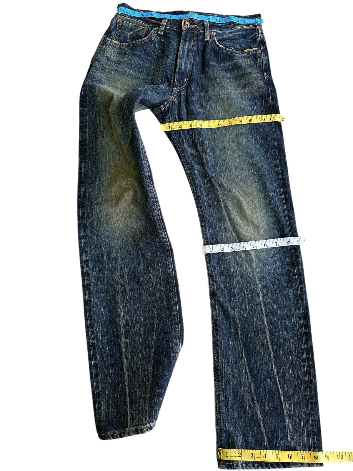 Japanese Brand Vintage Edwin 505ZX Selvedge Denim 💥🎌 Size US 31 - 4 Thumbnail