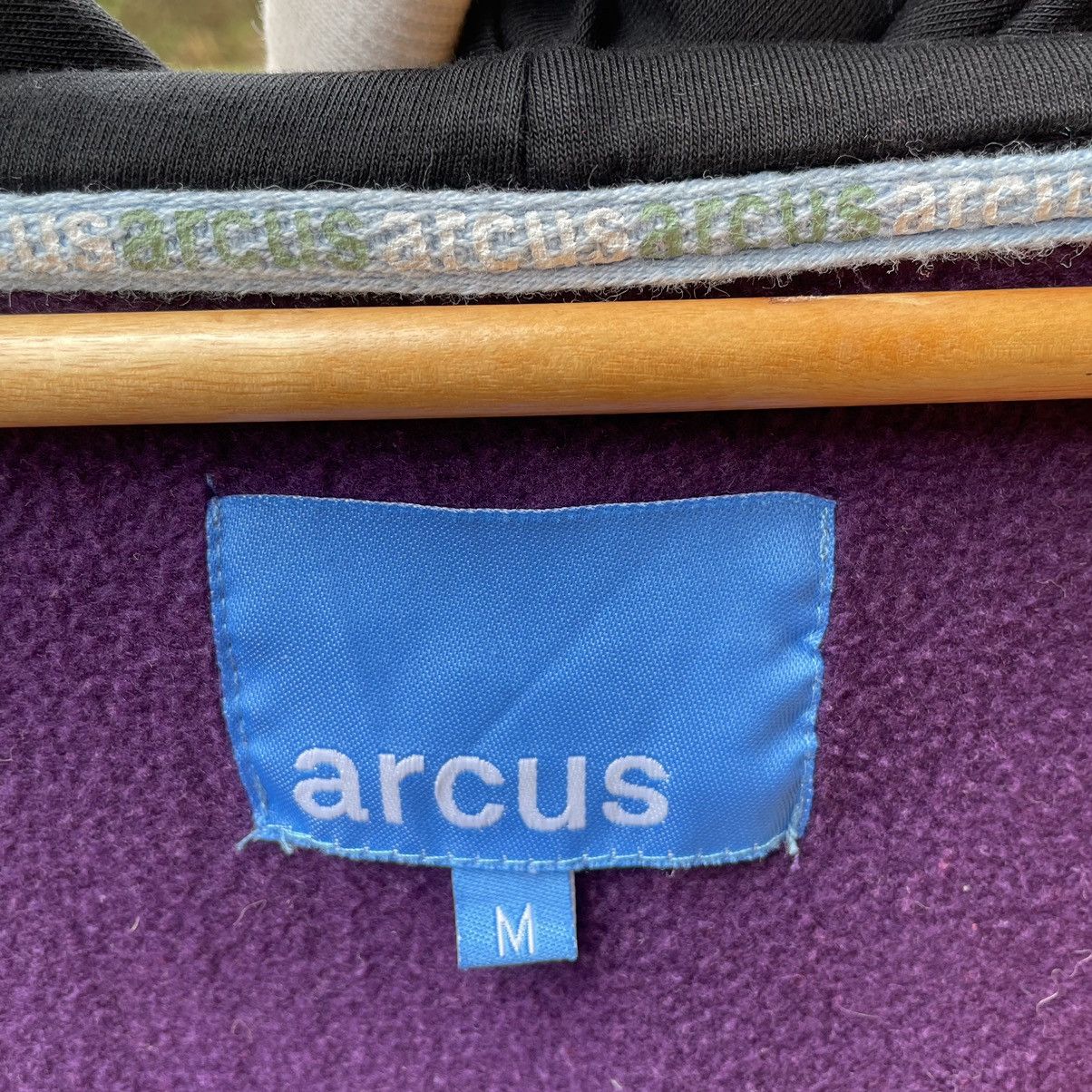 Japanese Brand × Vintage 🔥🇯🇵Arcus Big Logo Nice Striped Full Zipper Pullover Hoodie Size US M / EU 48-50 / 2 - 12 Thumbnail