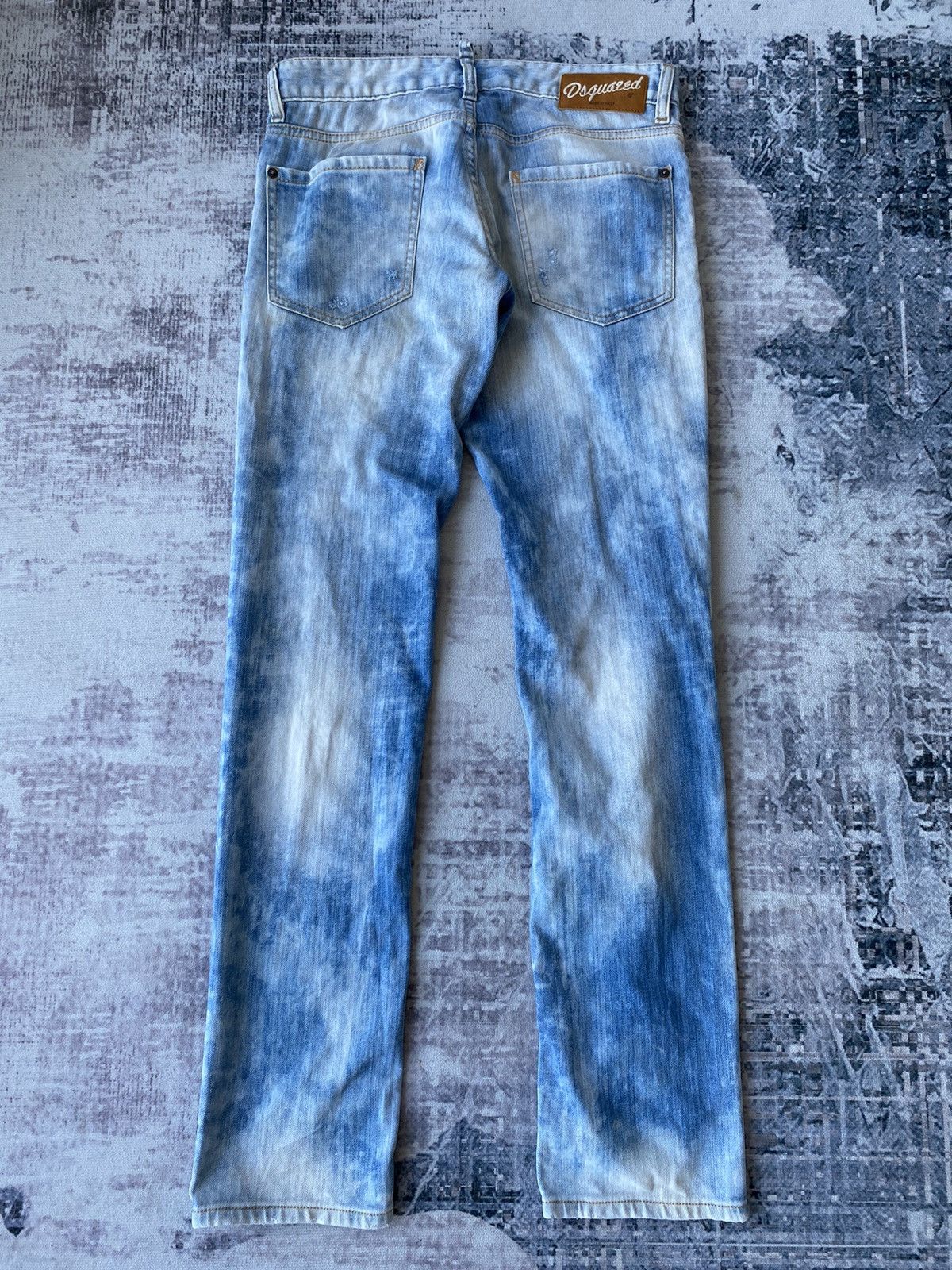 Dsquared2 Dsquared2 Bleached Distressed Jeans Size 30" / US 8 / IT 44 - 2 Thumbnail
