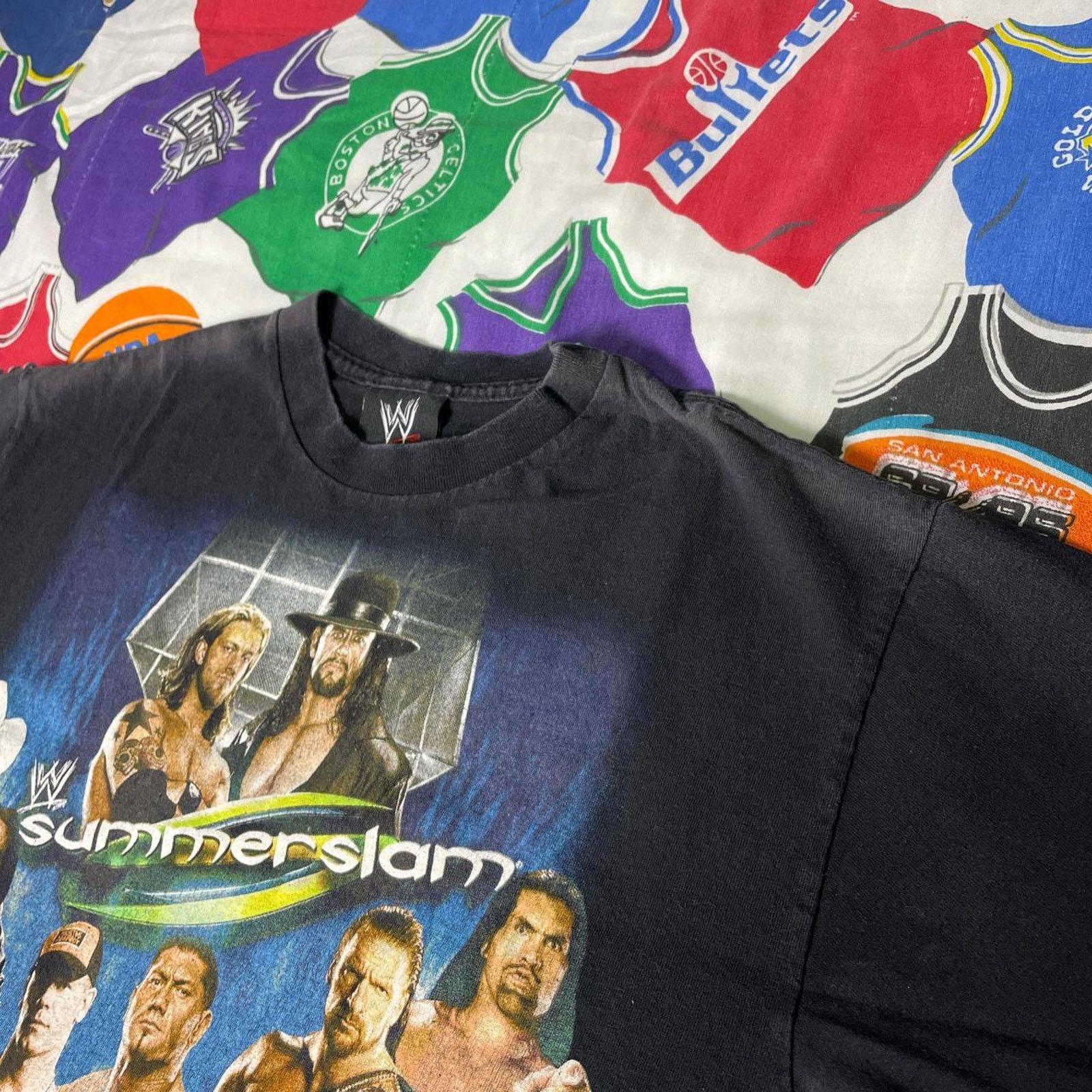 Vintage × WWE VTG 2008 WWE Summer Slam Mens Sz M T-Shirt Wrestling Y2K Size US M / EU 48-50 / 2 - 5 Thumbnail