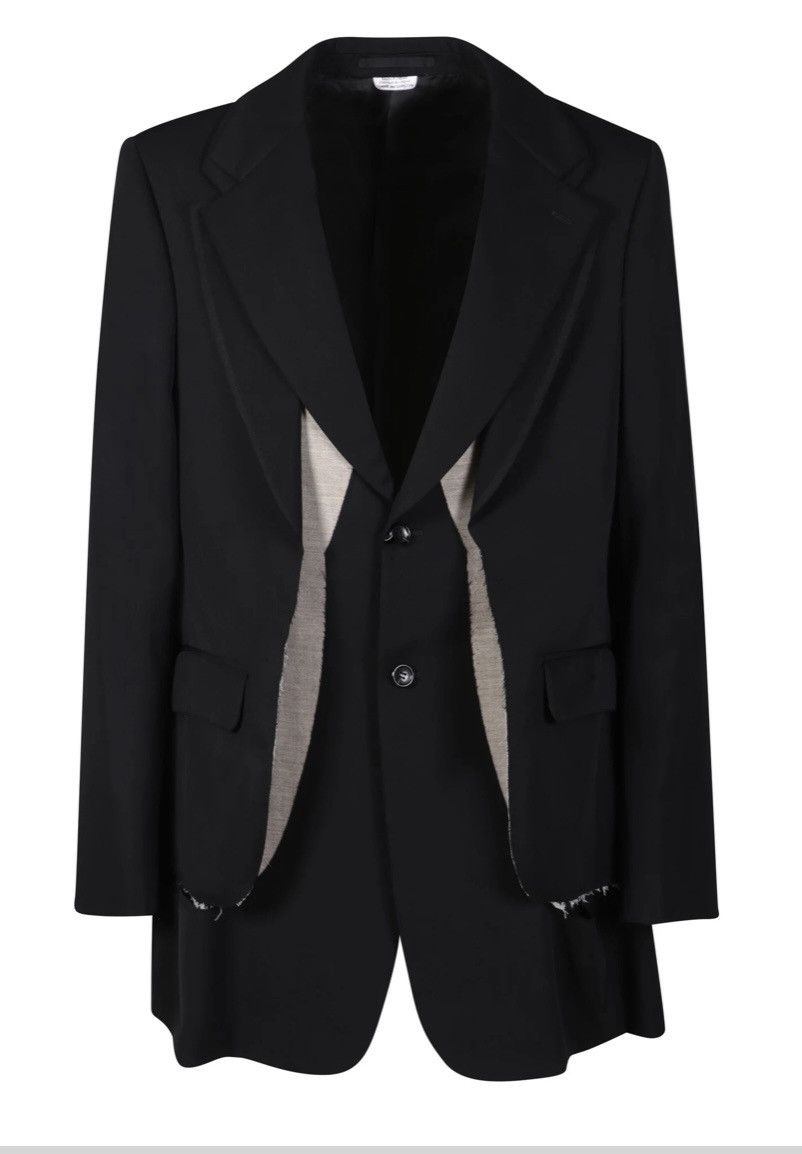 Comme des Garcons Comme des Garcons Homme Plus single-breasted blazer Size 50S - 1 Thumbnail