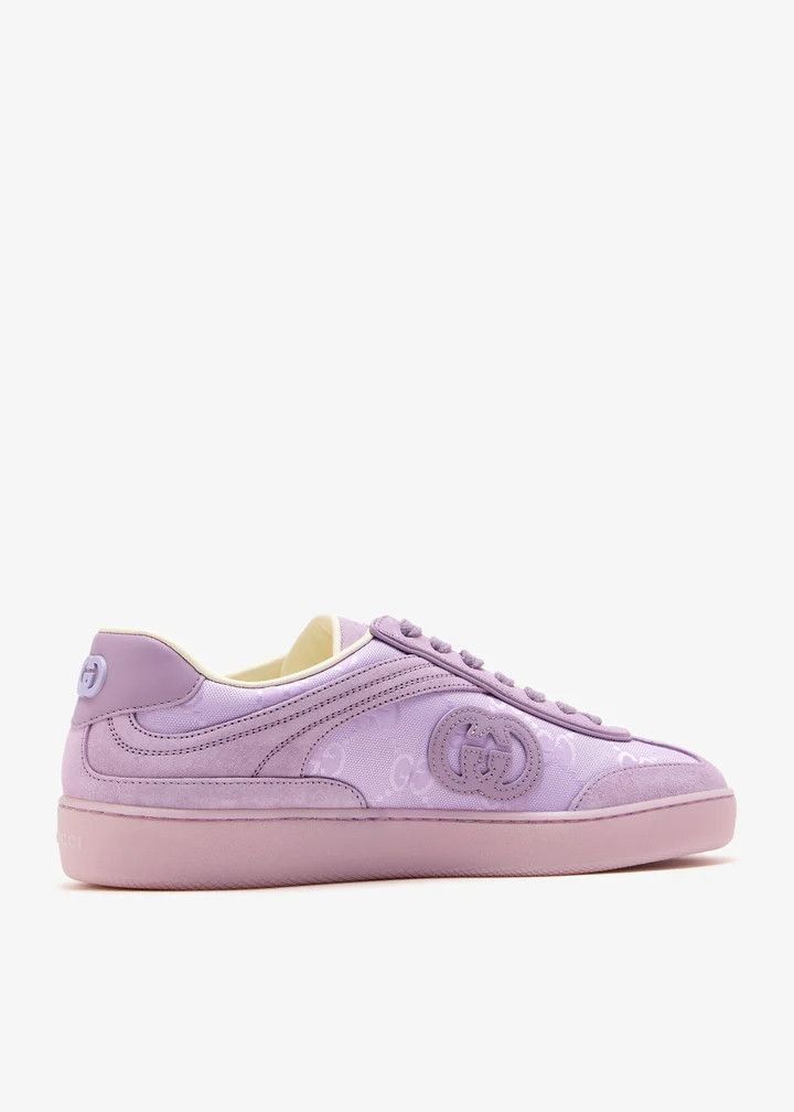 Gucci o1loc1c0326 812656 Women's G75 Sneakers in Purple Size US 6 / IT 36 - 4 Thumbnail
