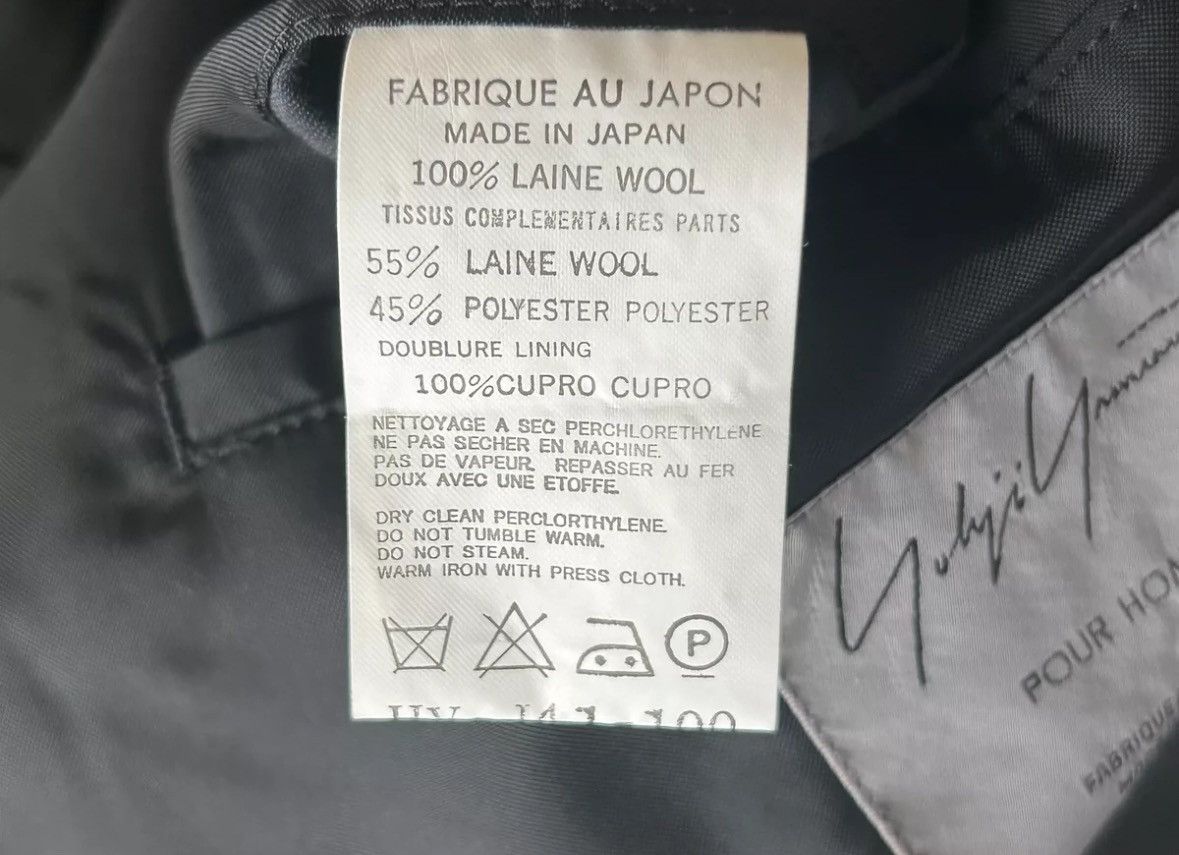 Yohji Yamamoto Yohji Yamamoto 01aw Mafia Collar Suit 2412-Nextarrow Size US L / EU 52-54 / 3 - 5 Thumbnail
