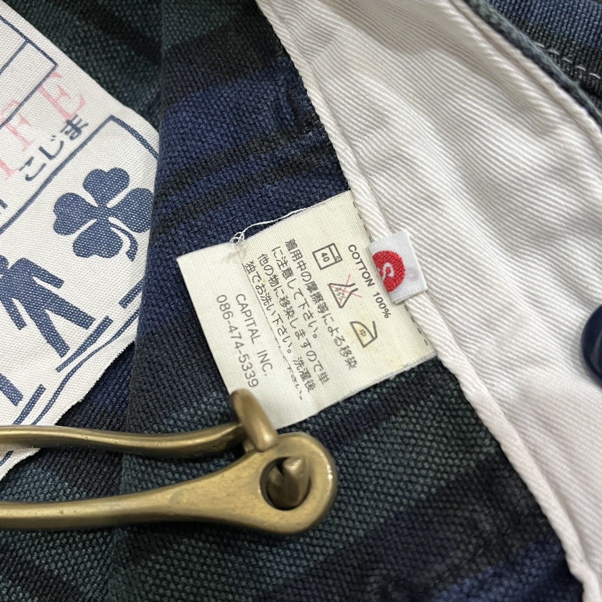 Kapital 90s KAPITAL Slim cut Plaid Tartan Fatigue Pants Size US 30 / EU 46 - 6 Thumbnail