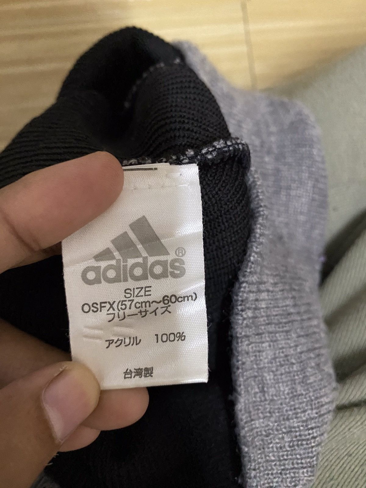 Adidas × Vintage Adidas Small Logo Beanie Hat Size ONE SIZE - 5 Thumbnail