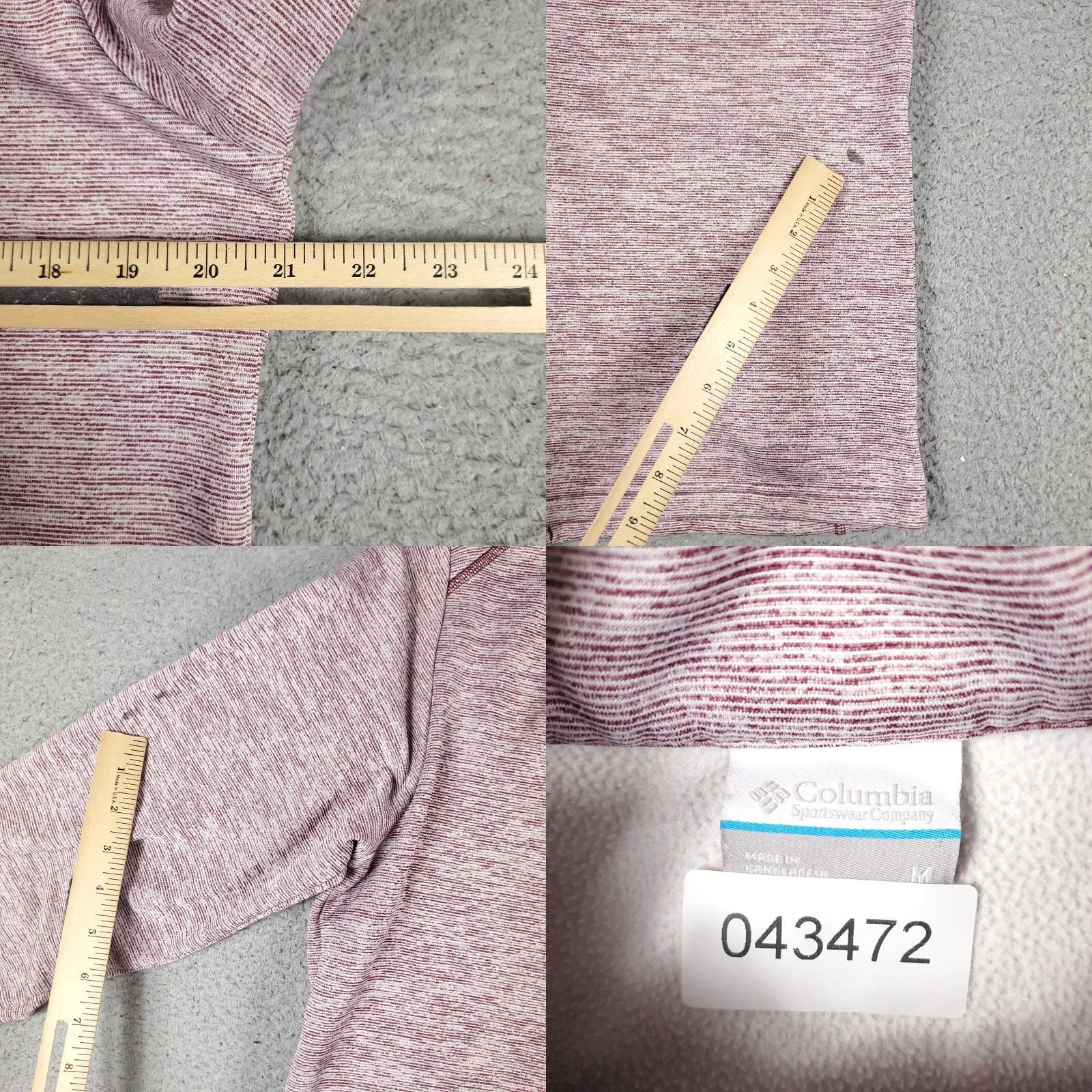 Pinko Columbia Jacket Womens Medium Pink Full Zip Fleece Sweatshirt Regular Fit Size M / US 6-8 / IT 42-44 - 8 Thumbnail