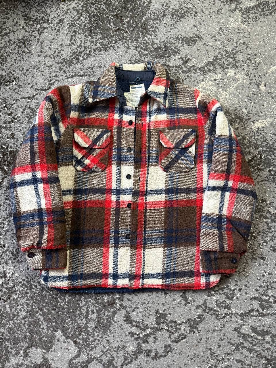 Vintage Vintage y2k Darwin Wool Linen Workwear Montgomery Ward 70’s Size US L / EU 52-54 / 3 - 1 Thumbnail