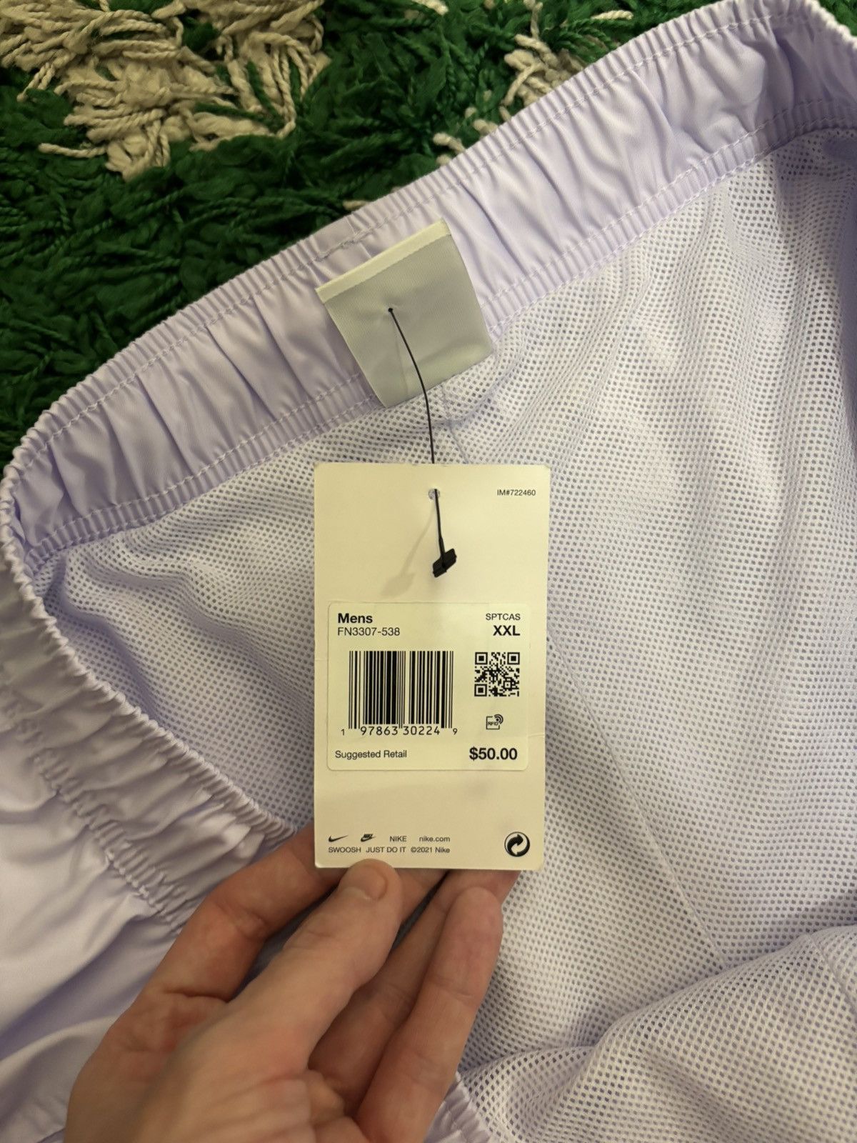 Nike Nike Water Shorts (Light Purple) Size US 38 / EU 54 - 6 Thumbnail