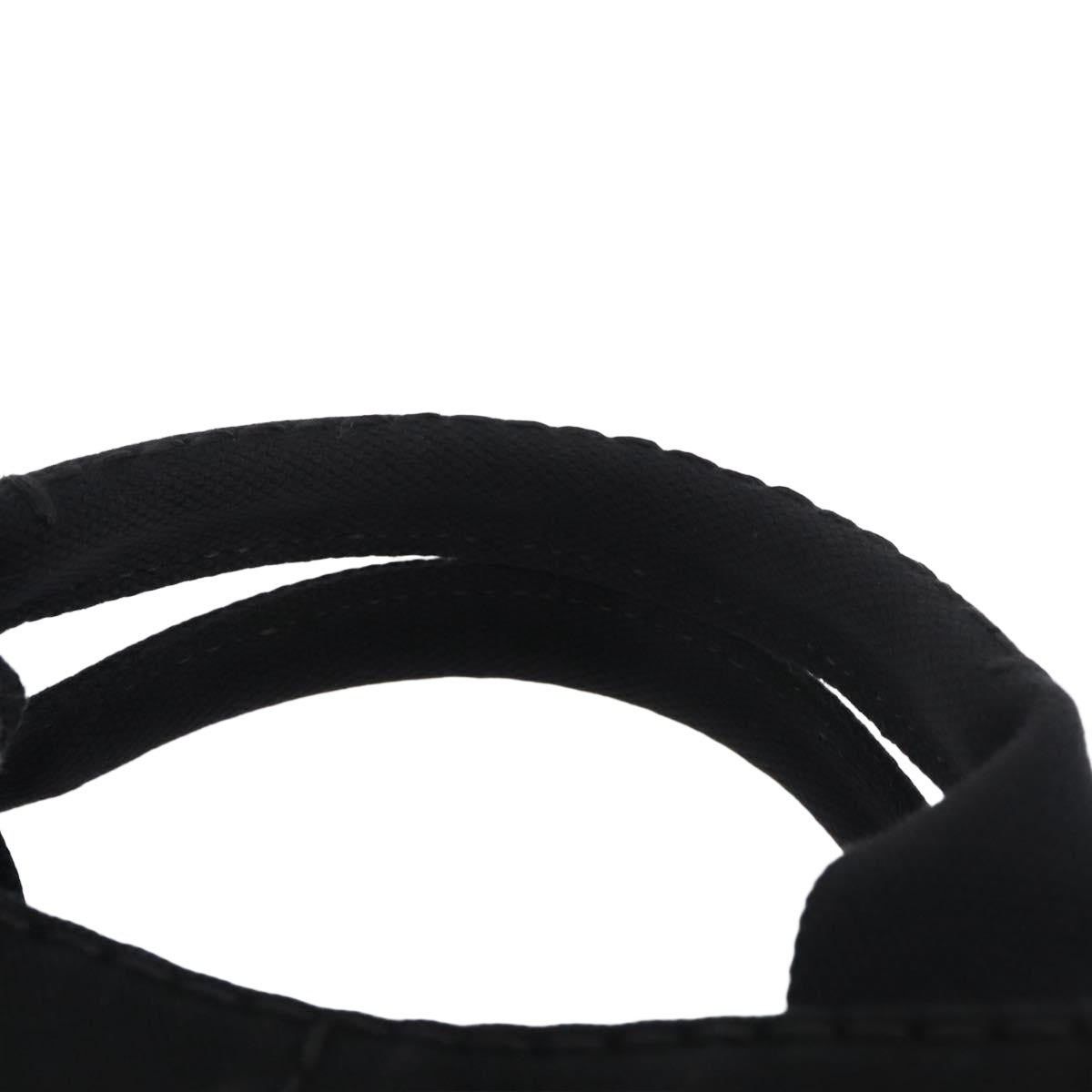 Prada Prada Canvas Canapa PM Handbag Black Size ONE SIZE - 12 Thumbnail