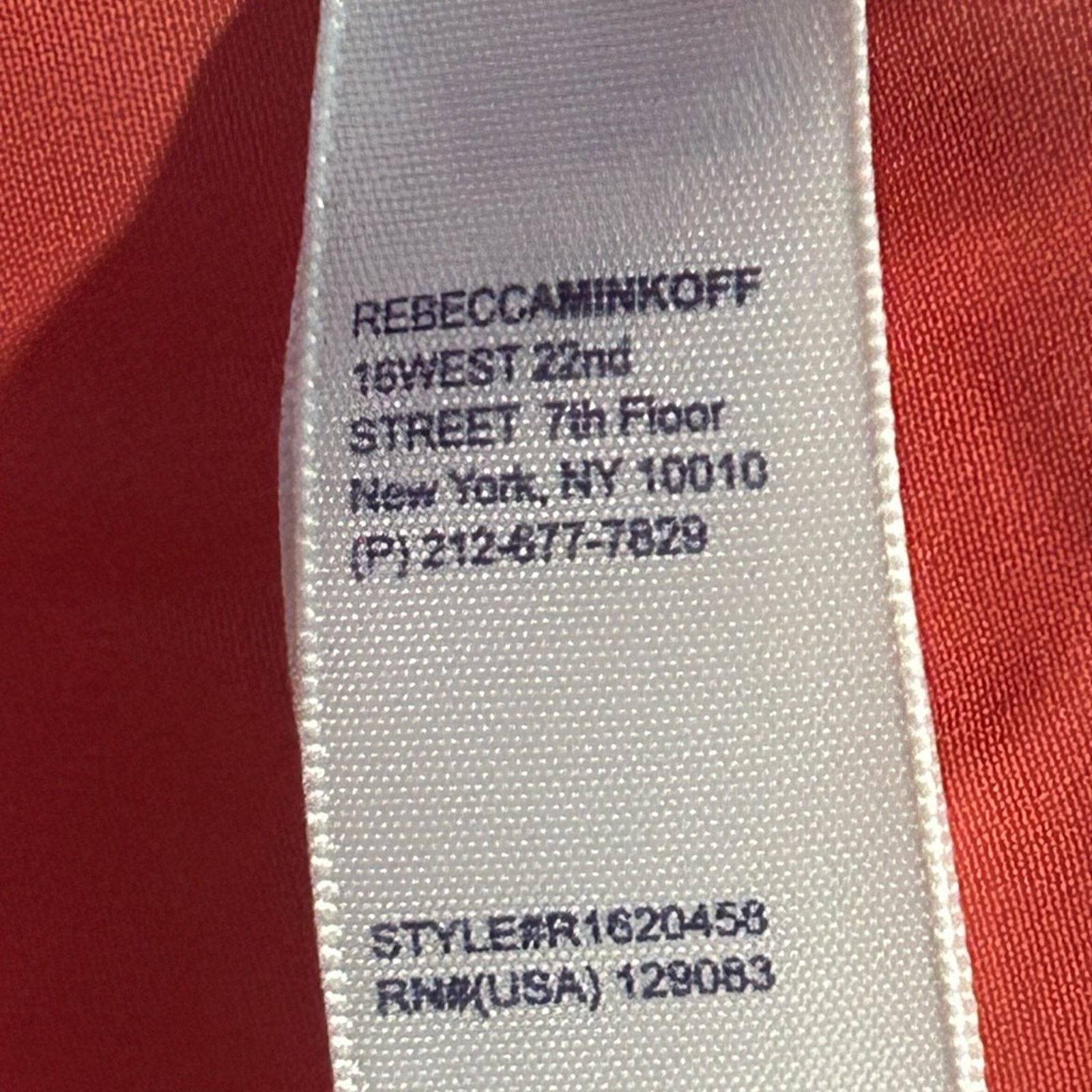 Rebecca Minkoff Rebecca Minkoff Long Becky Blazer 100% Silk Coral NWT Size 4 Size S / US 4 / IT 40 - 5 Thumbnail