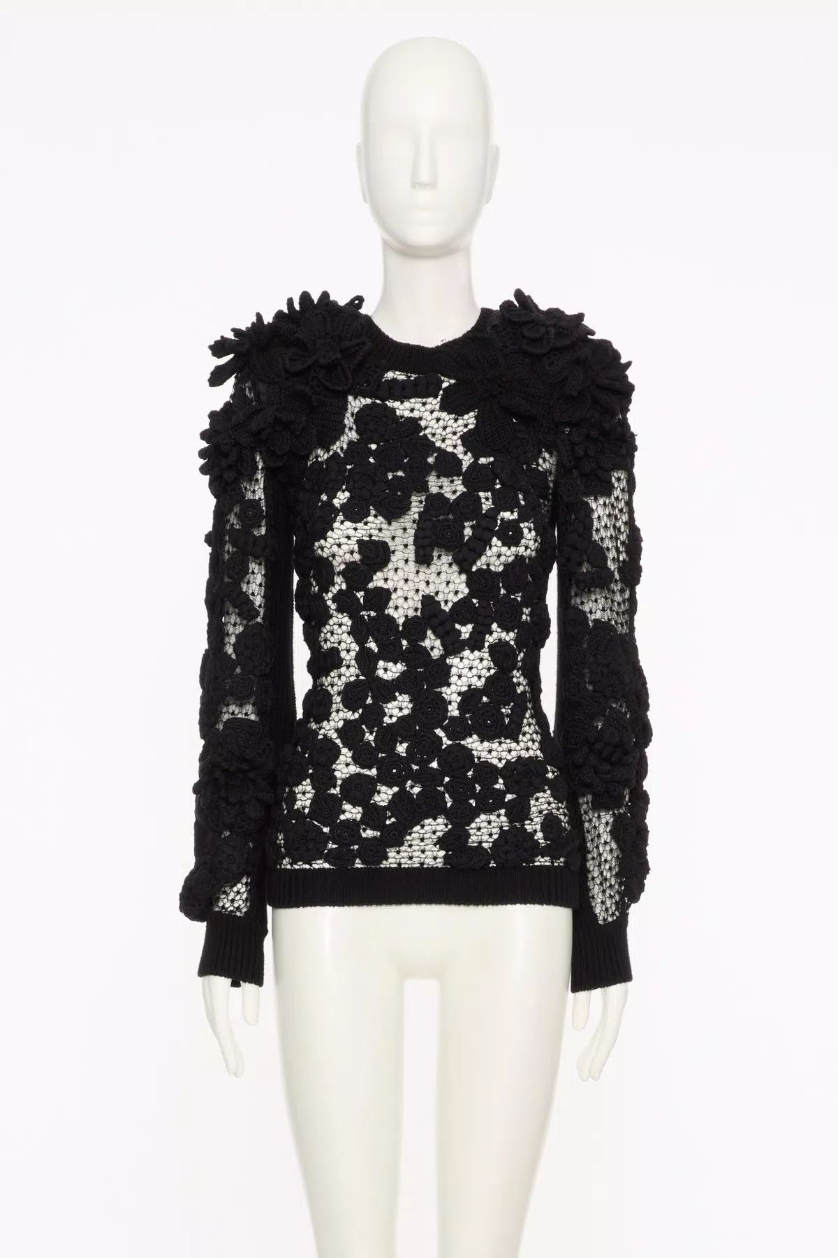 Valentino o1s1wg110426 Sweater in Nero Size S / US 4 / IT 40 - 1 Thumbnail