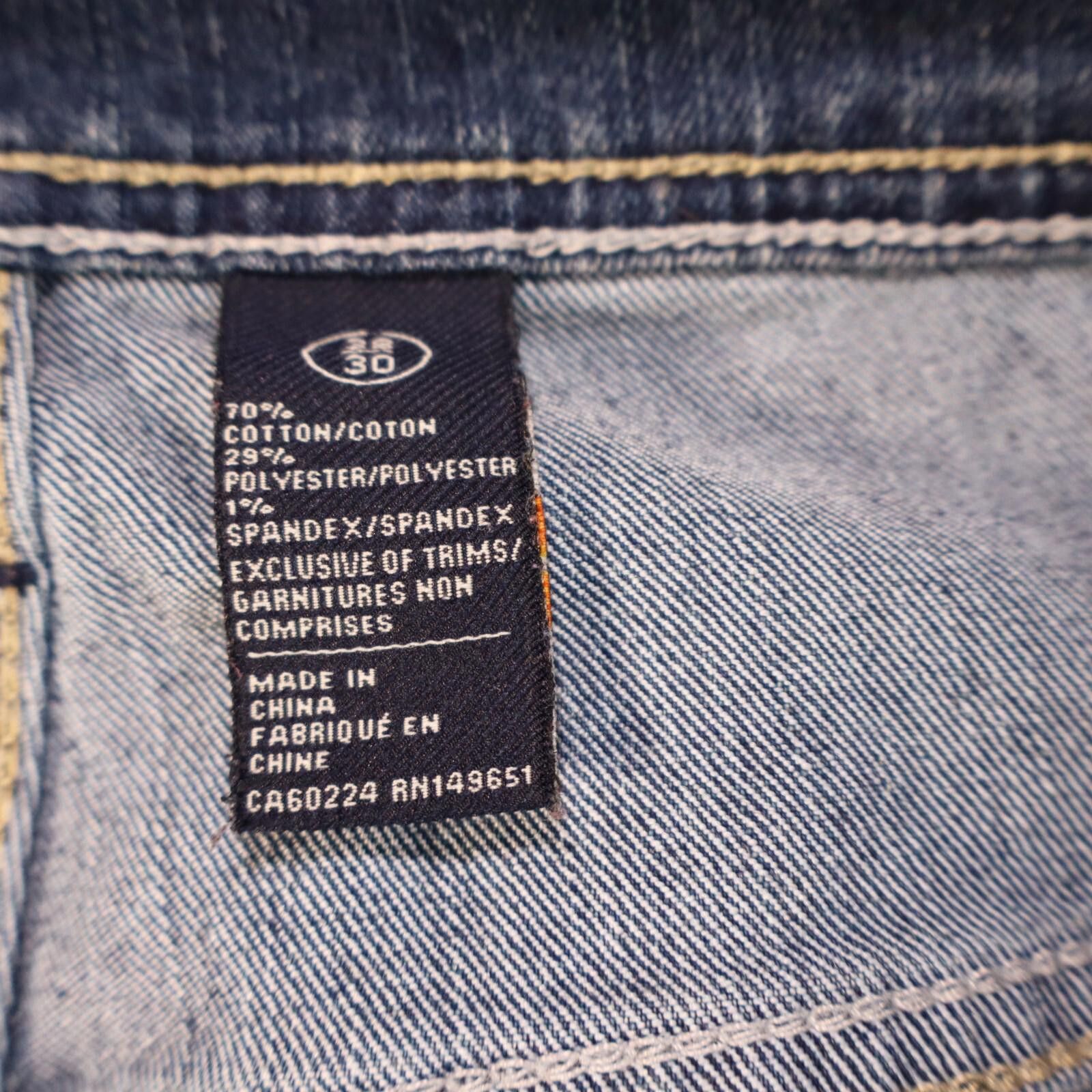 Designer Buffalo David Bitton Evan-X Slim Stretch Jean 38x30 blue Size US 38 / EU 54 - 8 Thumbnail