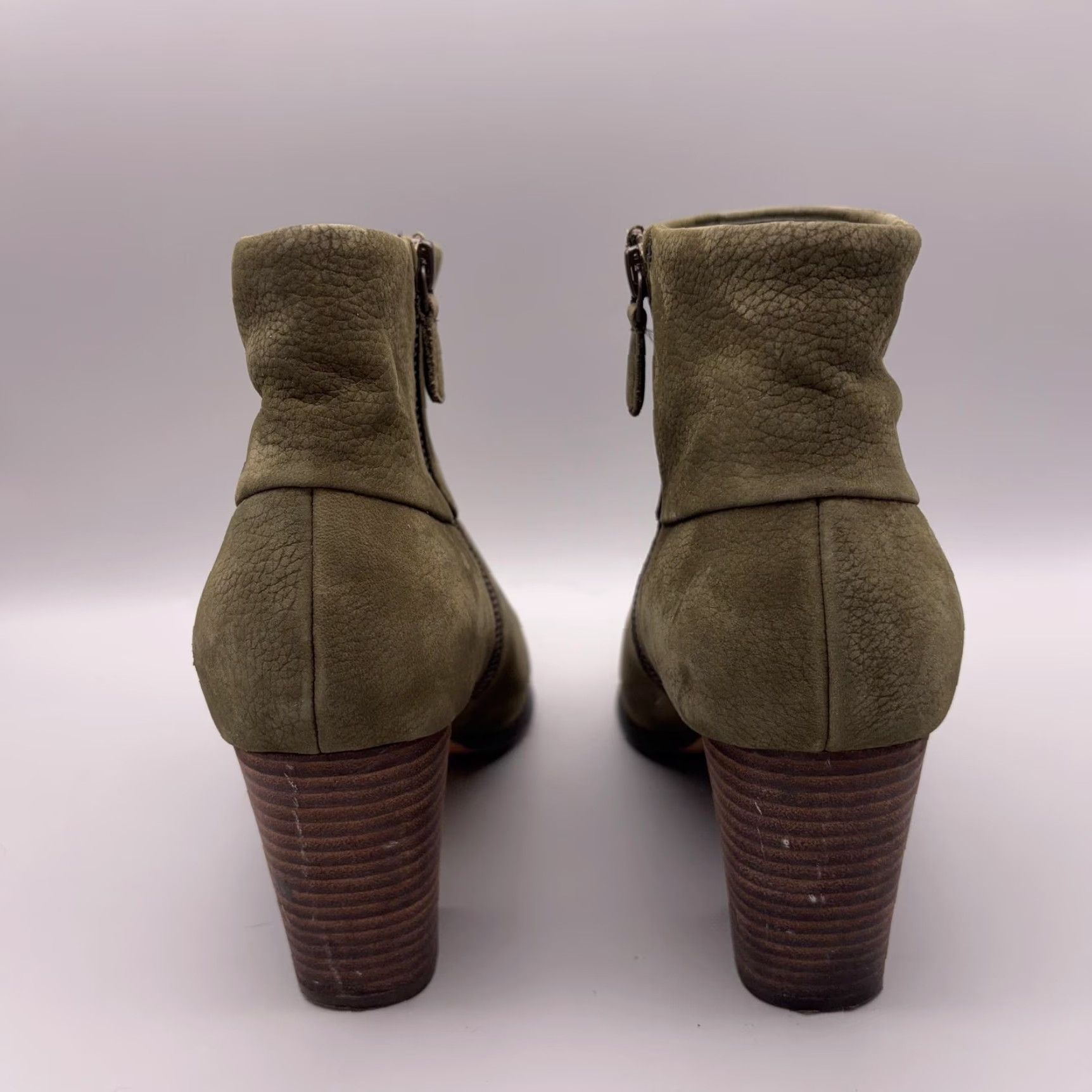 Cole Haan Cole Haan Boots Womens Size 10.5 Green Leather Ankle Booties Block Heel Shoes Casual Size US 11 / IT 41 - 5 Thumbnail