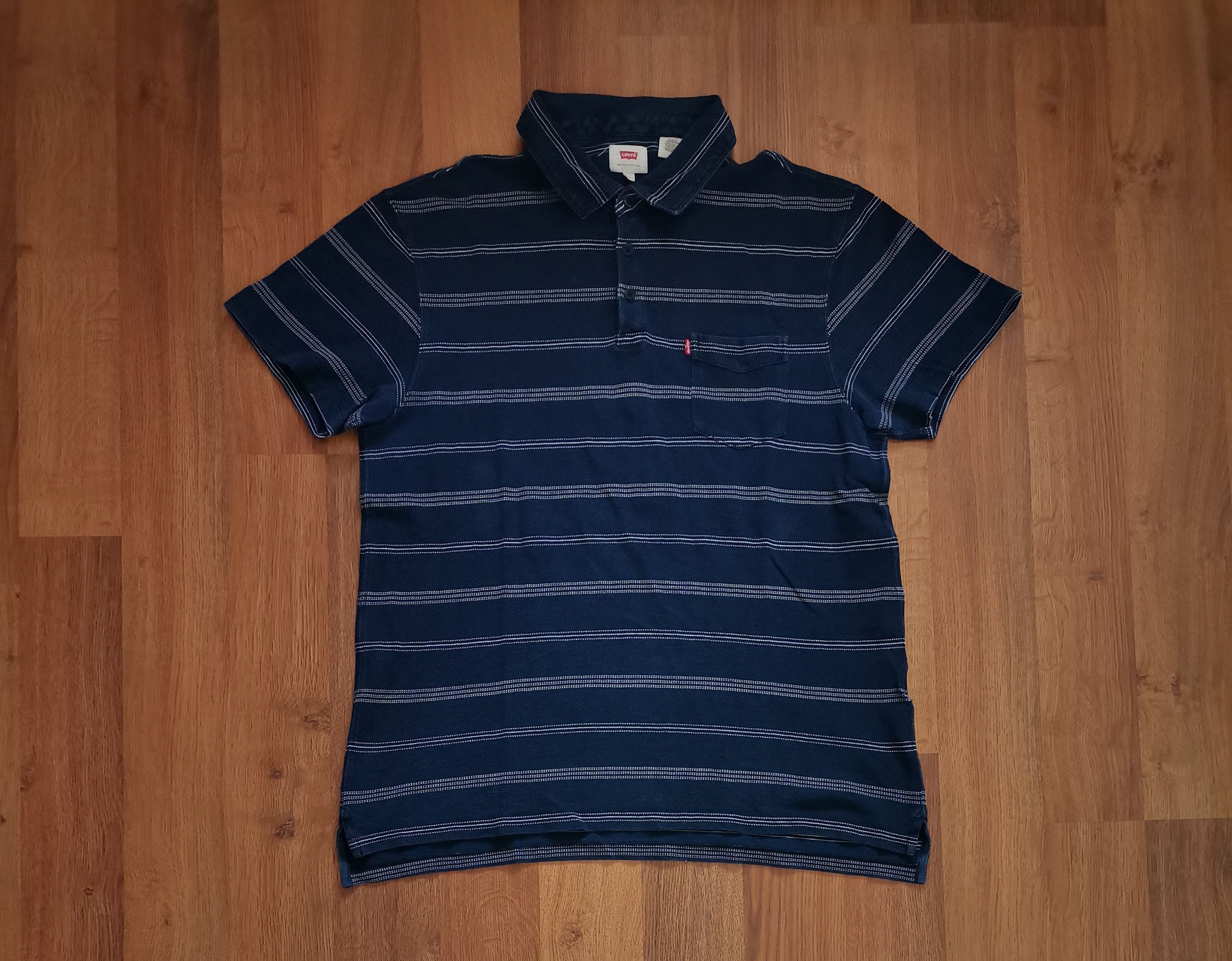 Levi's Levi's Striped Polo Size US L / EU 52-54 / 3 - 1 Thumbnail