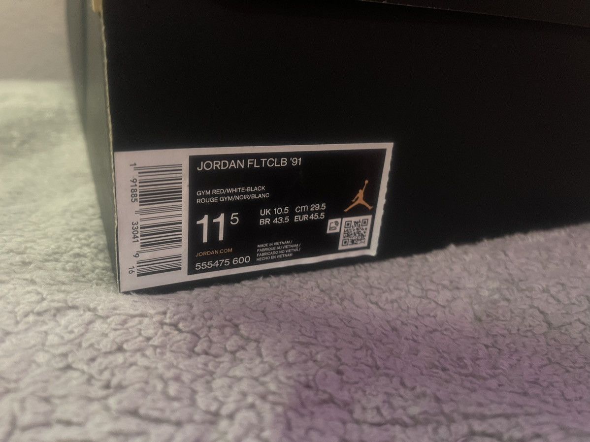 Jordan Brand Nike Jordans Flight Club ‘91 Size US 11.5 / EU 44-45 - 14 Thumbnail
