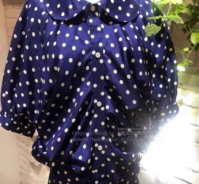 Junya Watanabe JUNYA WATANABE Blue and White Polka Dot Set Size S / US 4 / IT 40 - 2 Thumbnail