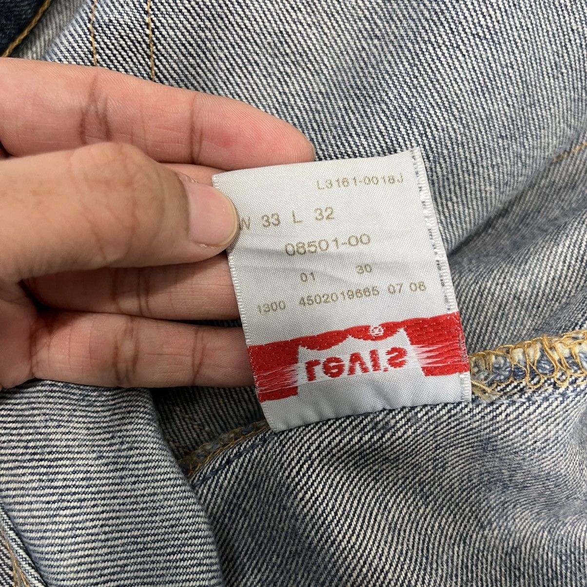 Levi's Vintage Y2k Levis Distressed Denim Size US 34 / EU 50 - 24 Thumbnail