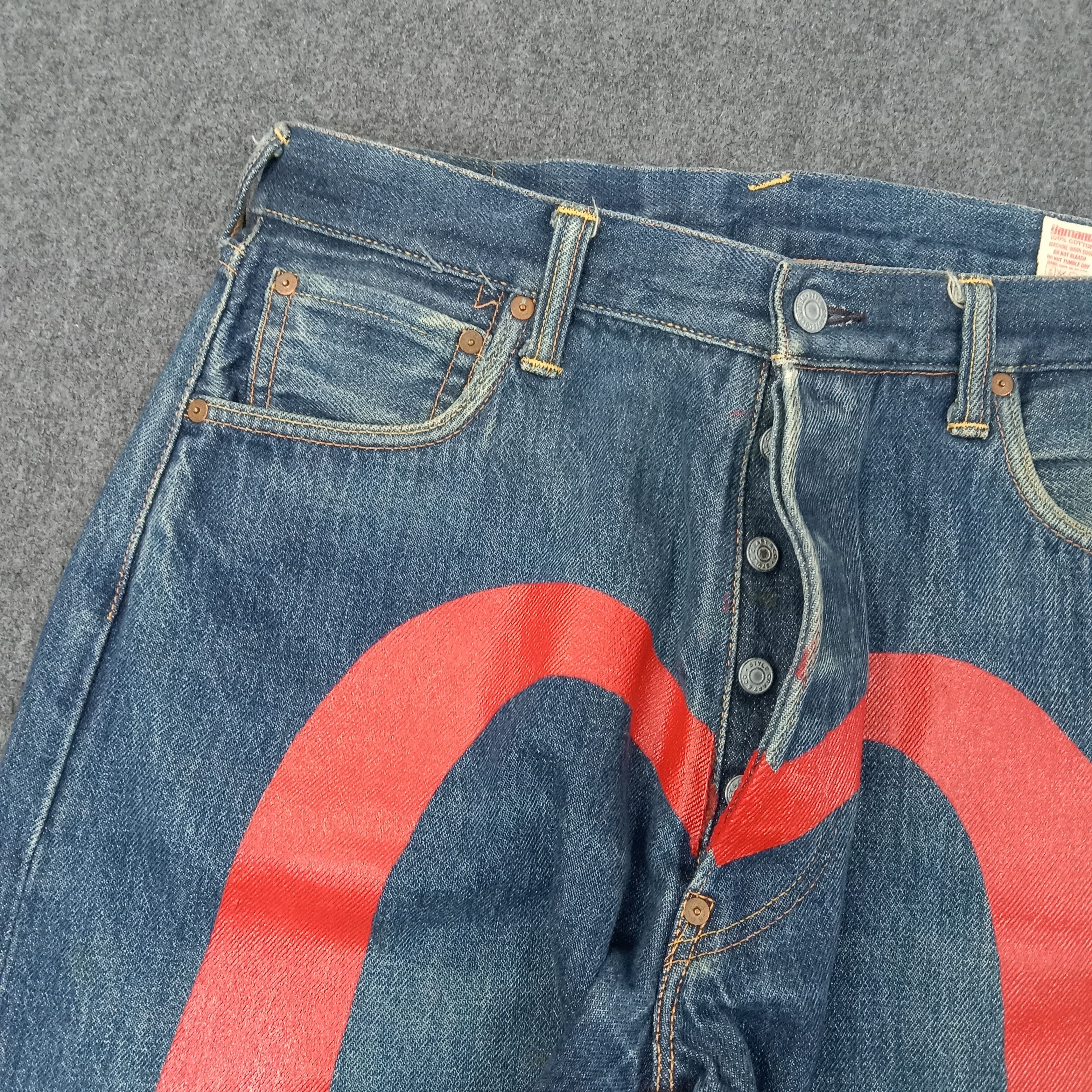 Evisu Evisu Japanese Brand Daicock Custom Art Denim Jeans C228N18 Size US 32 / EU 48 - 3 Thumbnail