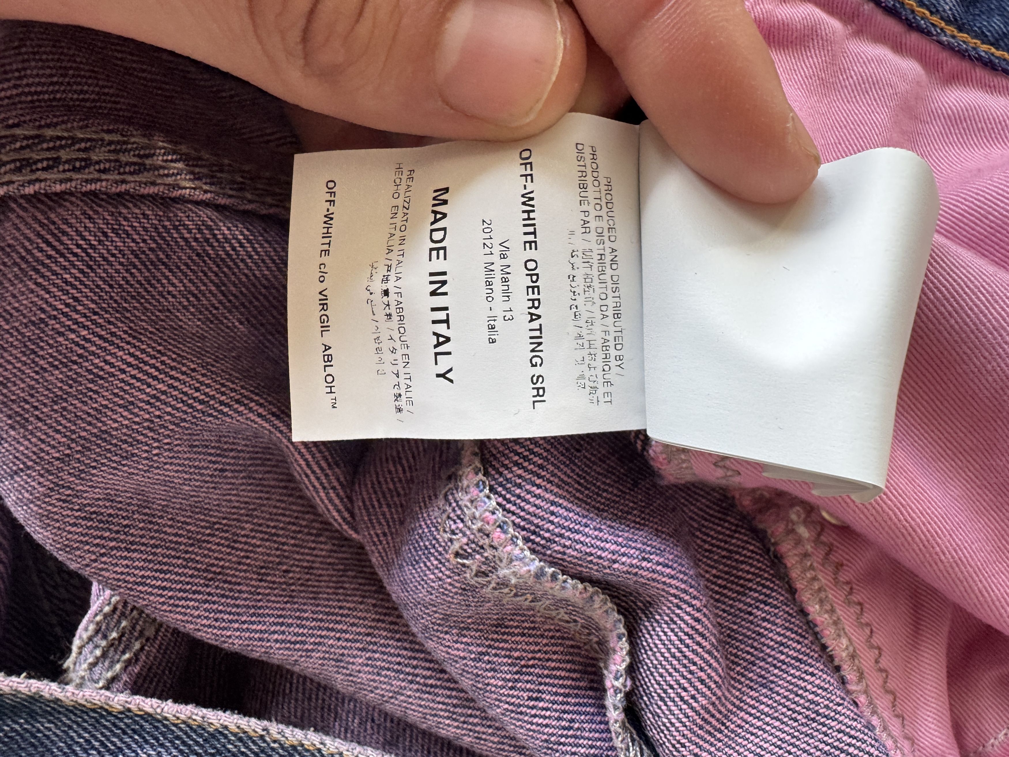 Off-White Lilac Double Knee Carpenter Pants Size US 34 / EU 50 - 23 Thumbnail