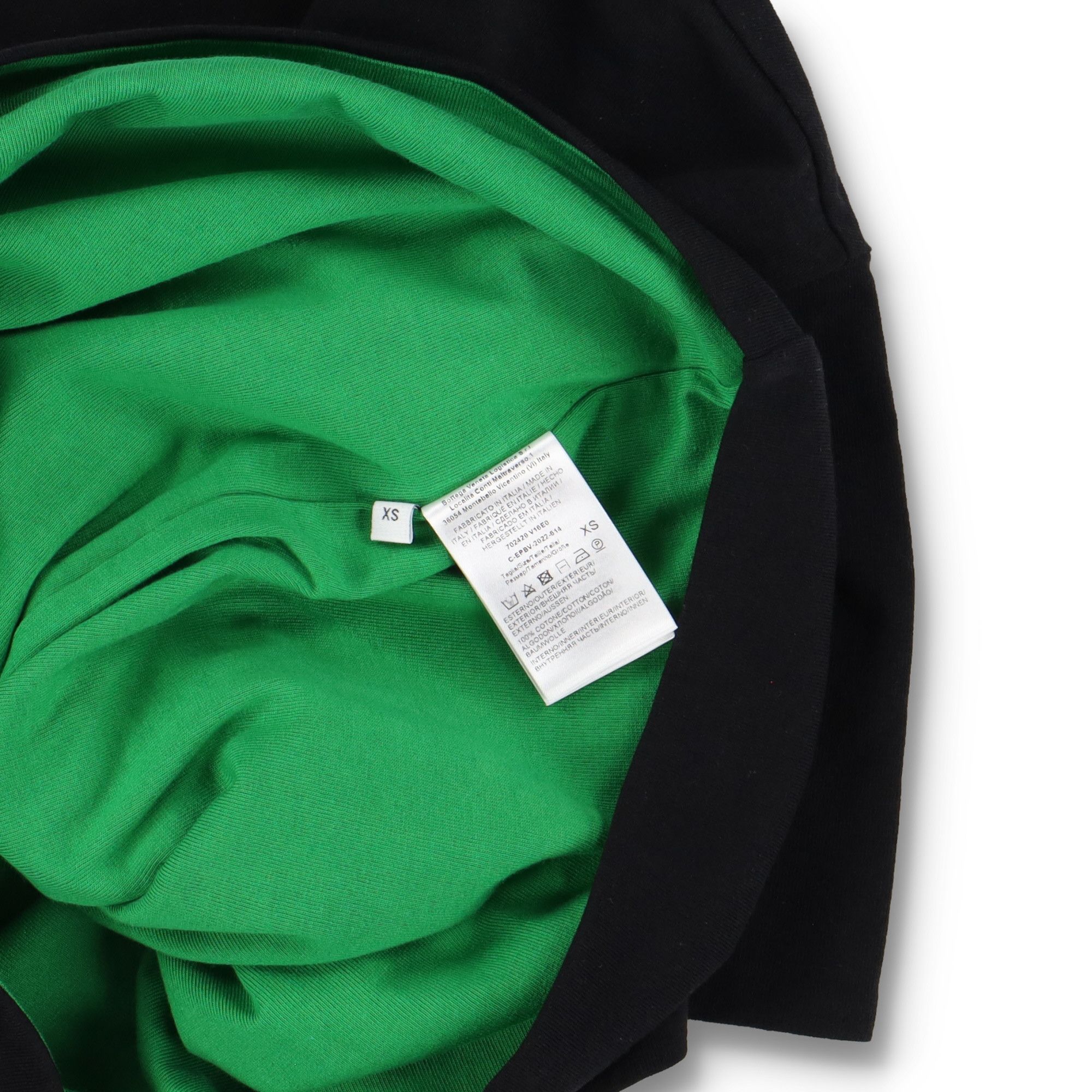 Bottega Veneta Black Double Layer Oversized Logo T-Shirt Size XS / US 0-2 / IT 36-38 - 9 Thumbnail