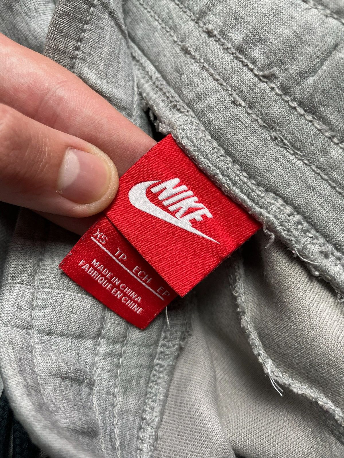 Nike × Vintage Vintage Nike tech fleece joggers drill Y2K grey Size US 28 / EU 44 - 3 Thumbnail