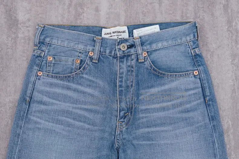 Junya Watanabe Junya Watanabe Distressed Light Wash Jeans. Size US 26 / EU 42 - 3 Thumbnail