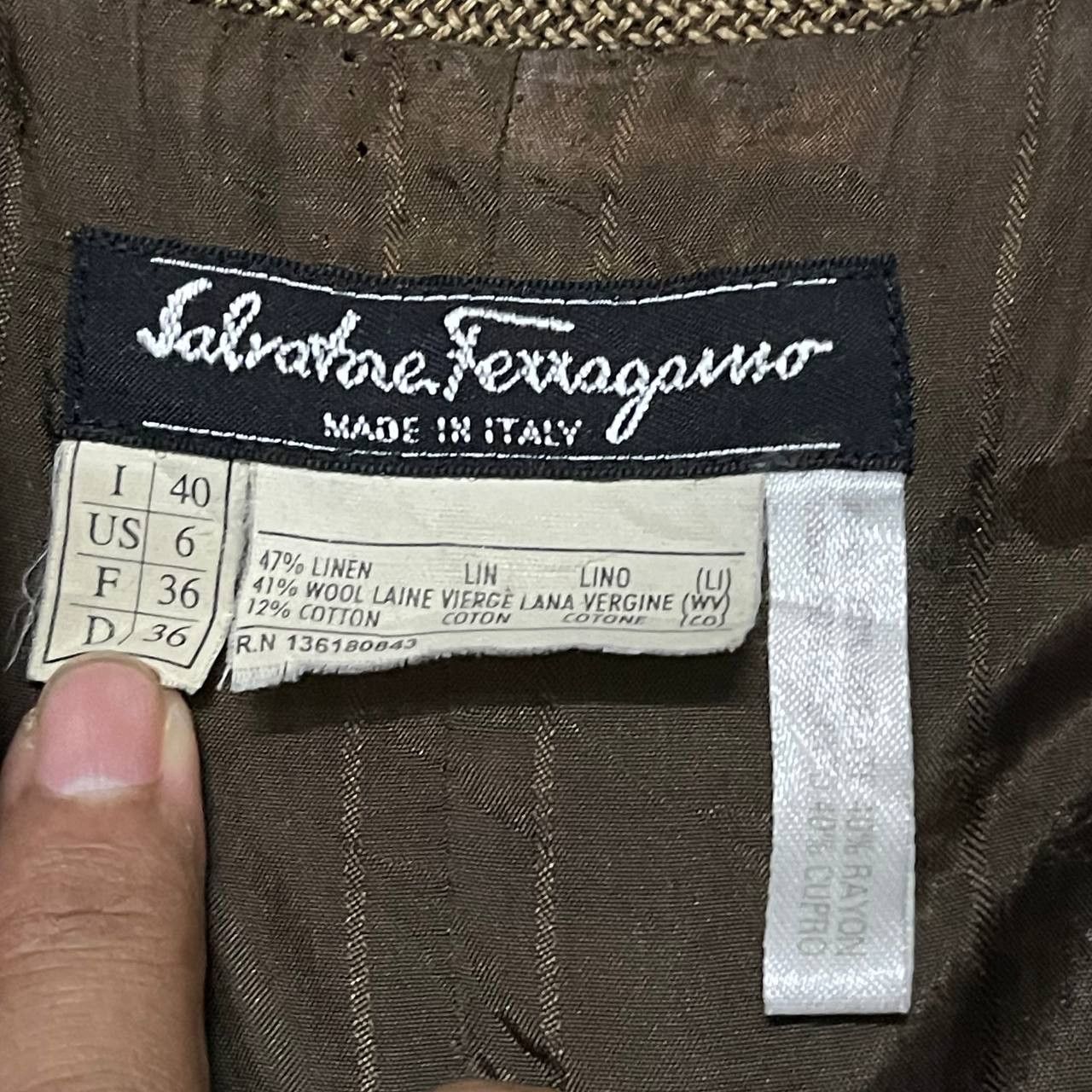 Vintage Salvatore Ferragamo Blazer Coat Jacket