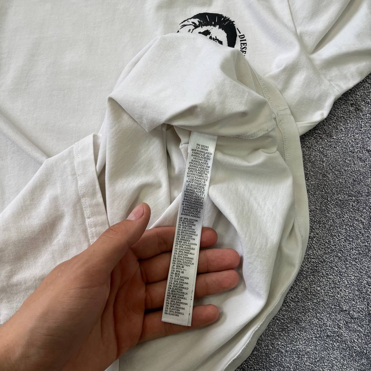 Diesel × Vintage Vintage White T-Shirt Diesel mini logo Y2K Size US M / EU 48-50 / 2 - 3 Thumbnail