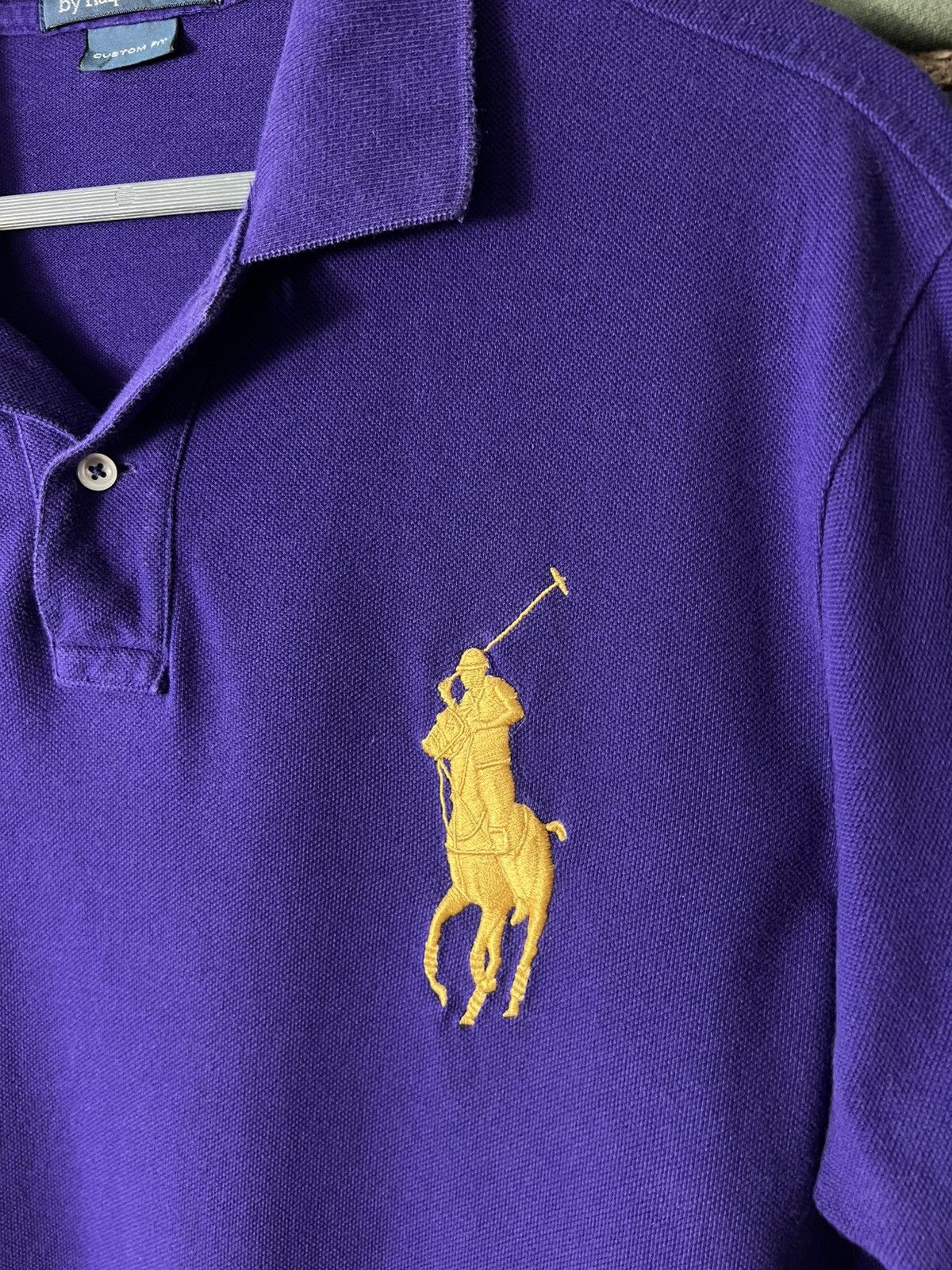 Polo Ralph Lauren Polo Ralph Lauren Classic Fit Polo Shirt Bold Purple Vintage Size US L / EU 52-54 / 3 - 5 Thumbnail