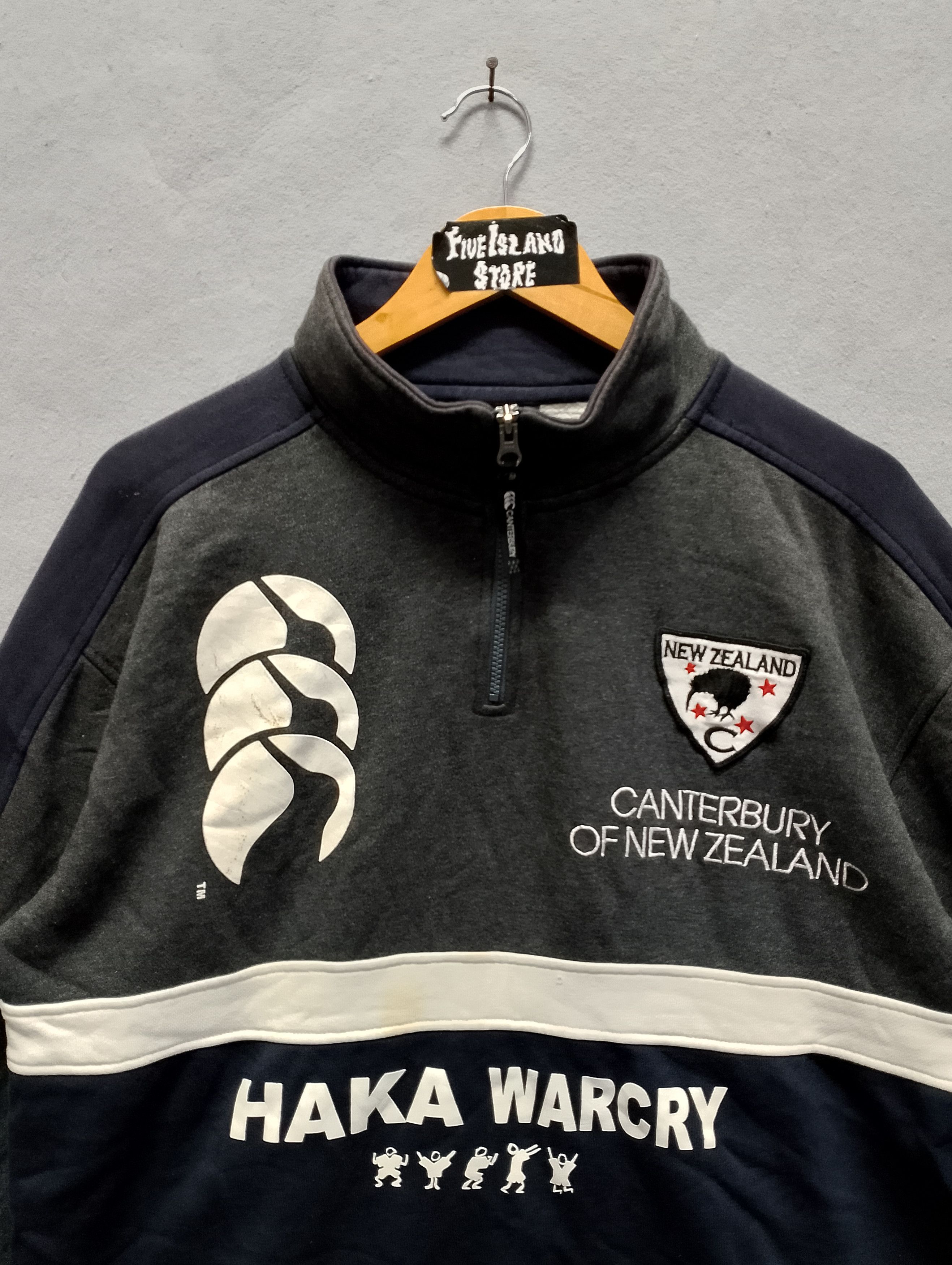 Canterbury of New Zealand Vintage Y2K Canterbury of New Zealand Haka Warcry Half Zip Size US M / EU 48-50 / 2 - 3 Thumbnail