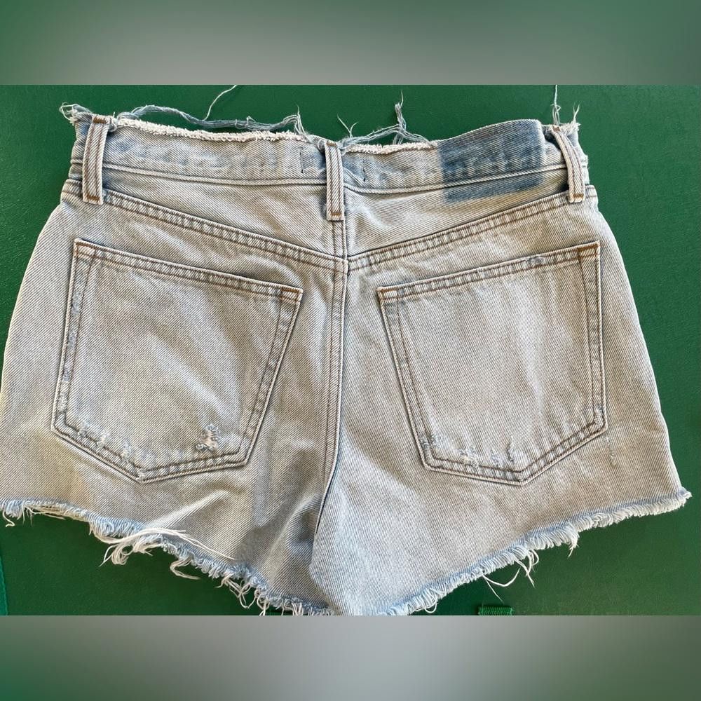 Designer Abercrombie & Fitch Annie High Rise Shorts Size 28" / US 6 / IT 42 - 3 Thumbnail