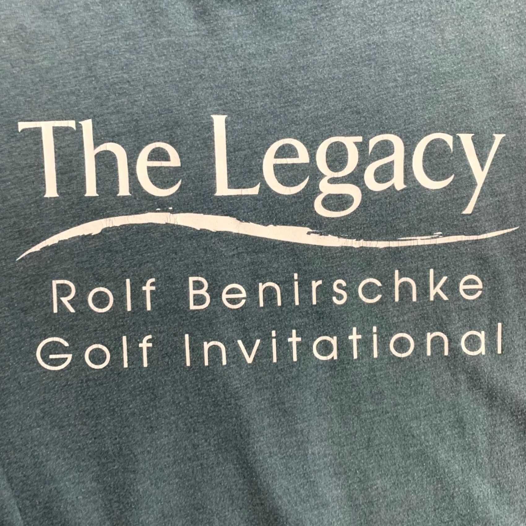 Altea The Legacy Rolf Benirschke Golf Invitational T-Shirt Mens Large Teal Graphic Tee Size US L / EU 52-54 / 3 - 4 Thumbnail