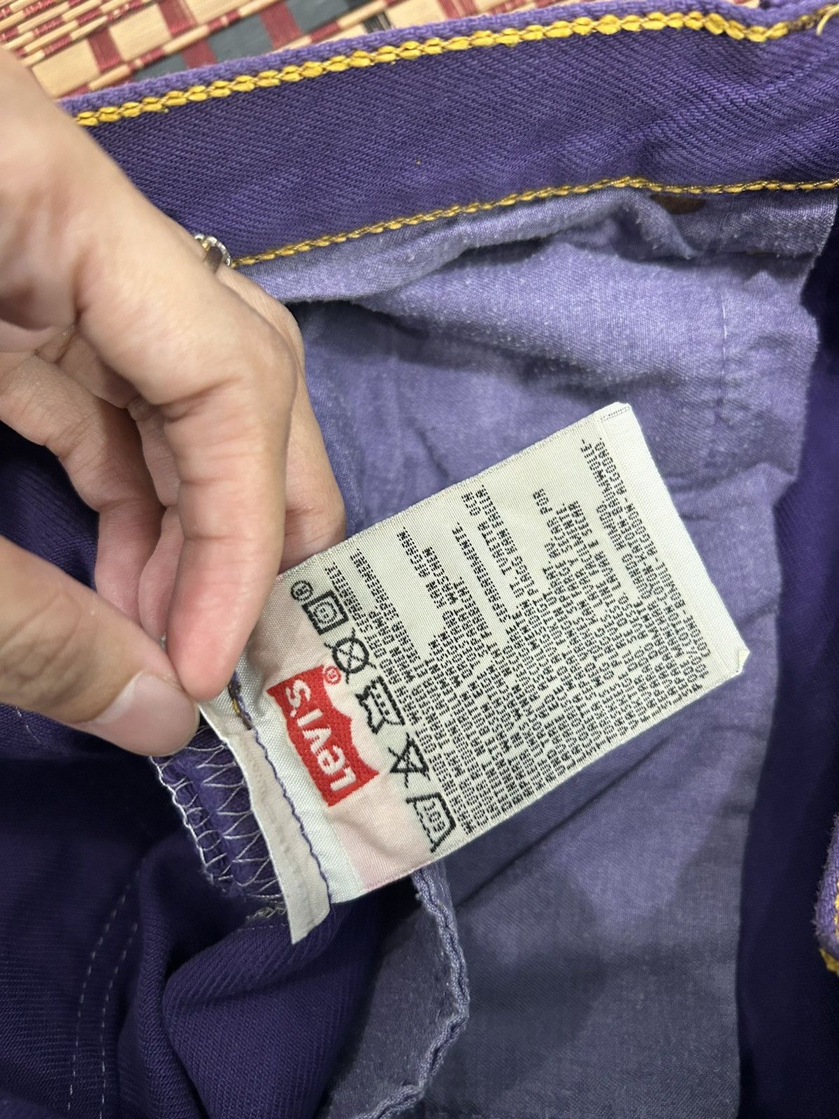 Levi's × Levi's Vintage Clothing Vintage Levis 501 Purple Colour Size US 31 - 11 Thumbnail
