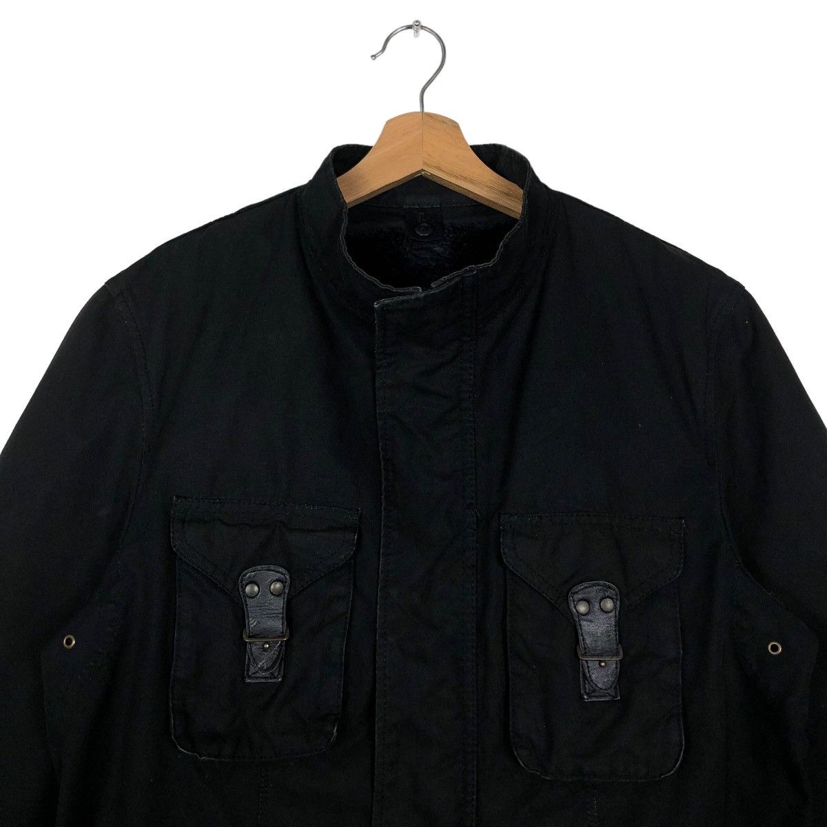 Japanese Brand 🔥90s Biker Jacket Bondage Design PPFM Japan Mink Fur Lining Size US L / EU 52-54 / 3 - 2 Thumbnail