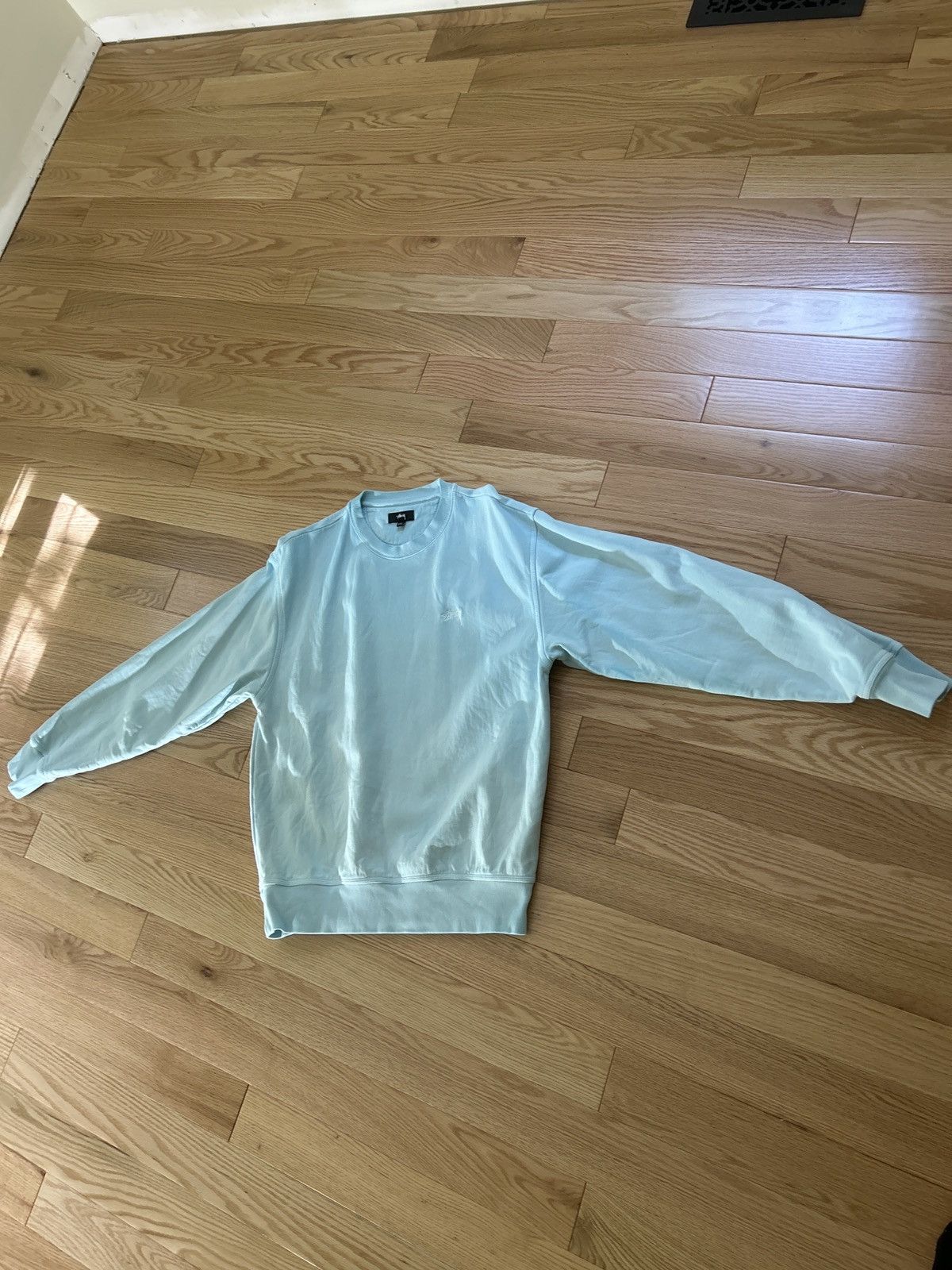 Stussy Blue Overdyed Stock Logo Crew Size US M / EU 48-50 / 2 - 3 Thumbnail