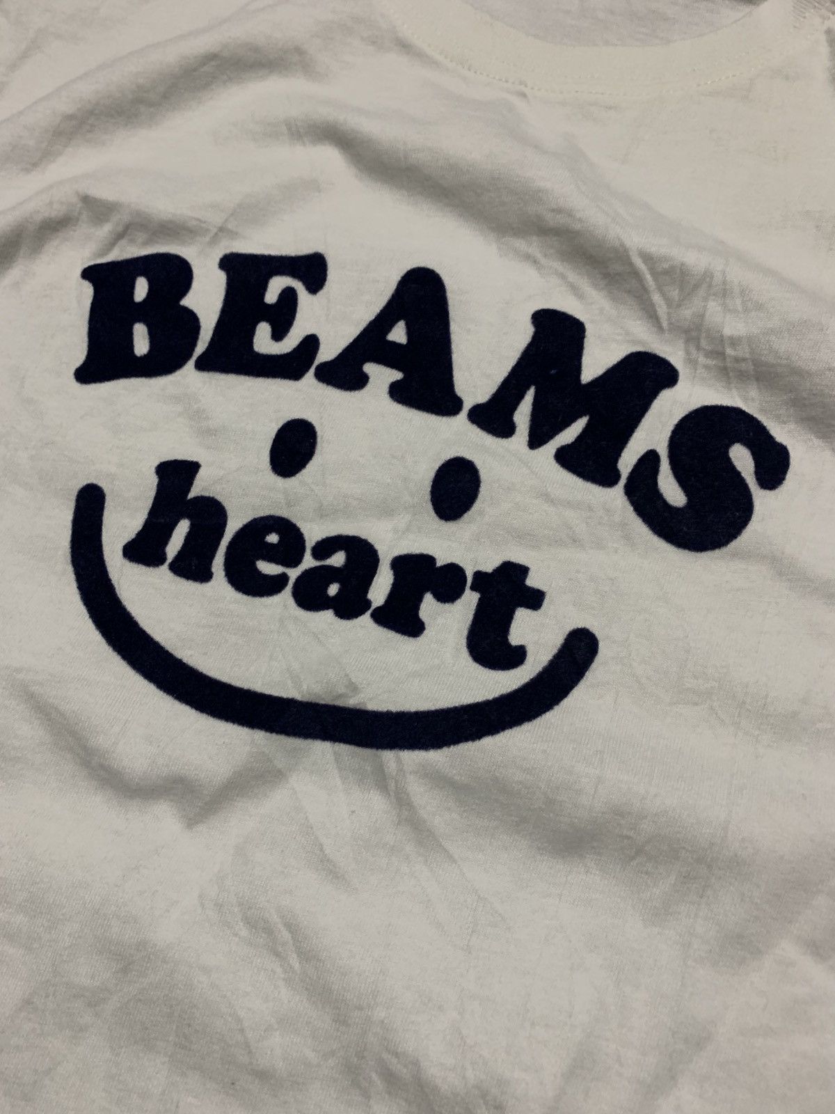 Beams Japan 🐍 Beams Heart Smile Logo Tee Size US S / EU 44-46 / 1 - 2 Thumbnail