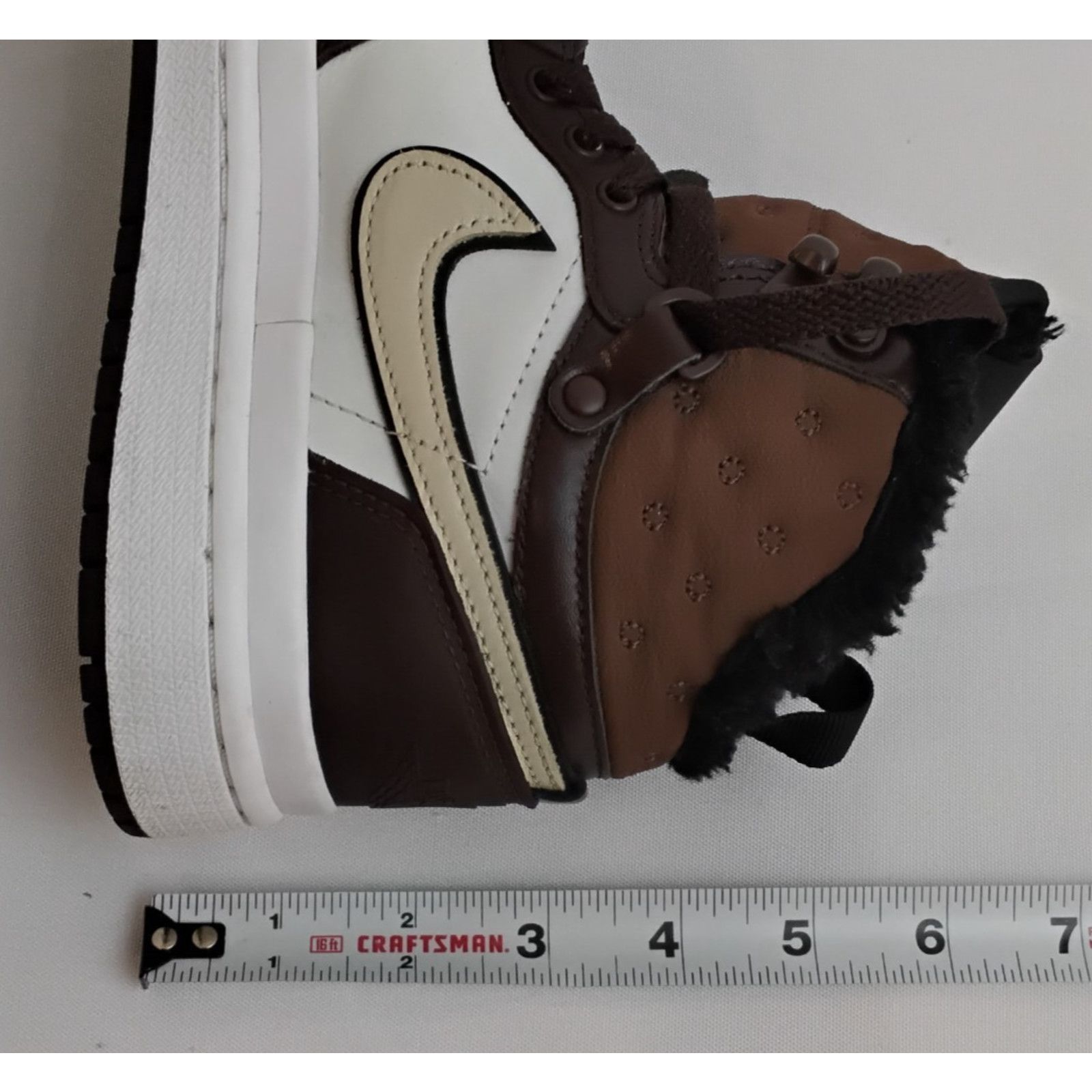Nike Nike Air Jordan 1 High Top Sneaker W's 5 Acclimate Chocolate Size US 5 / IT 35 - 15 Thumbnail
