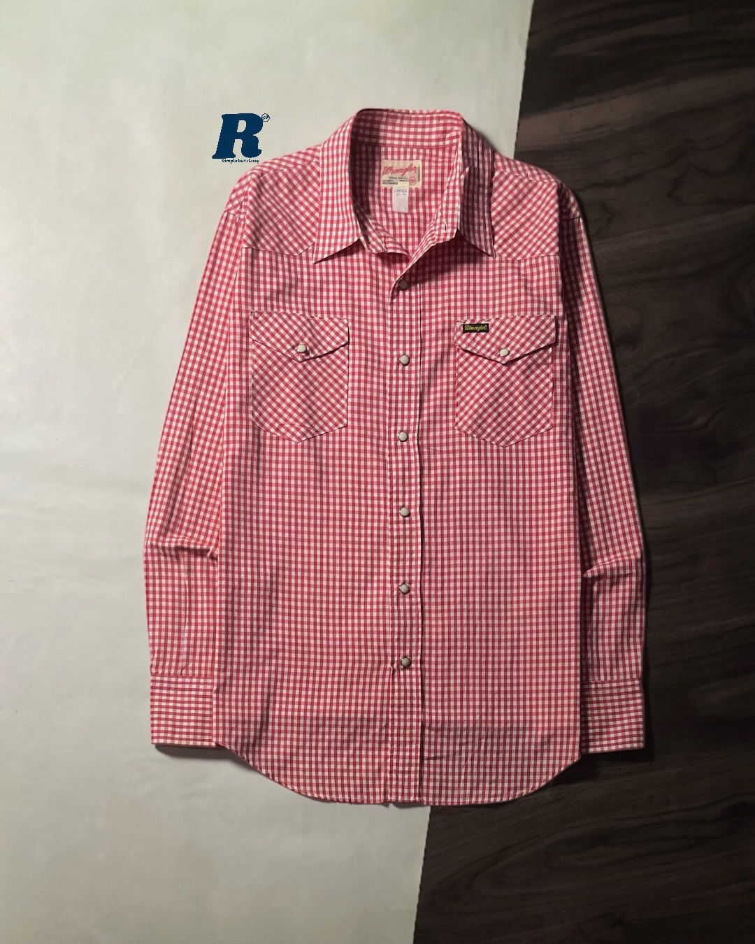 Wrangler Western Shirt Double Pocket WRANGLER Size L Size US L / EU 52-54 / 3 - 1 Thumbnail