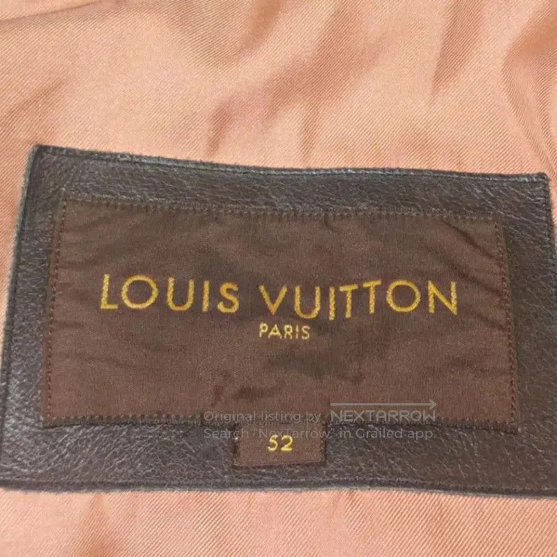 Louis Vuitton Louis Vuitton Oversized Green Leather Jacket . Size US XXL / EU 58 / 5 - 5 Thumbnail