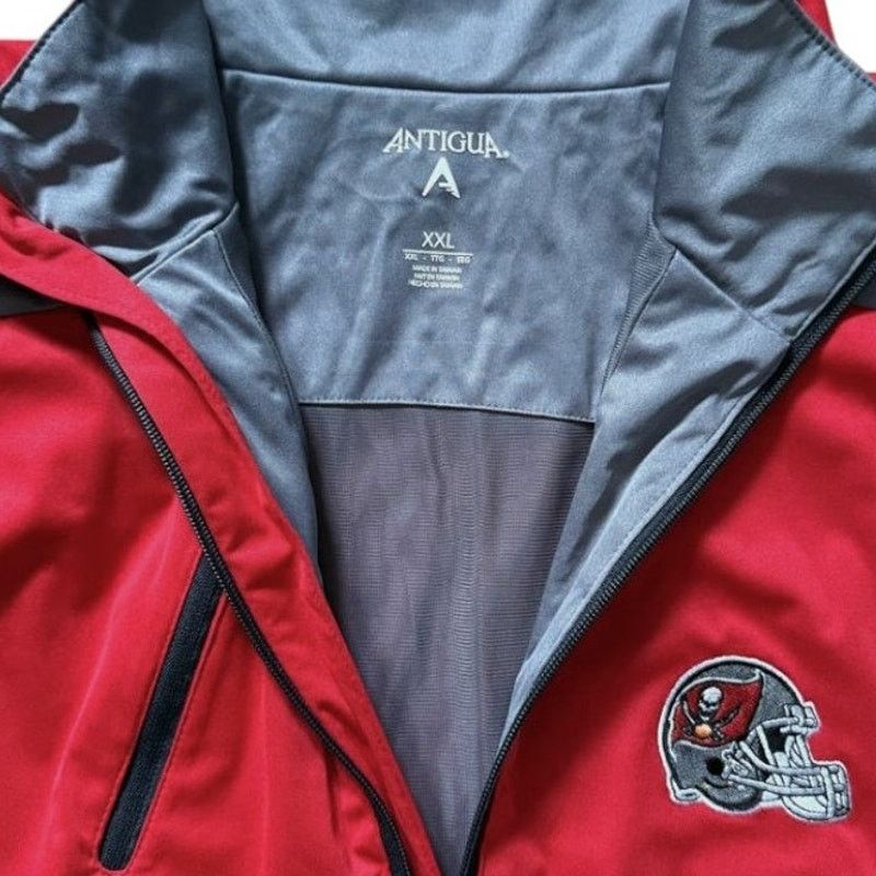 Antigua Antigua Red/Black Windbreaker | Size XXL Size US XXL / EU 58 / 5 - 4 Thumbnail