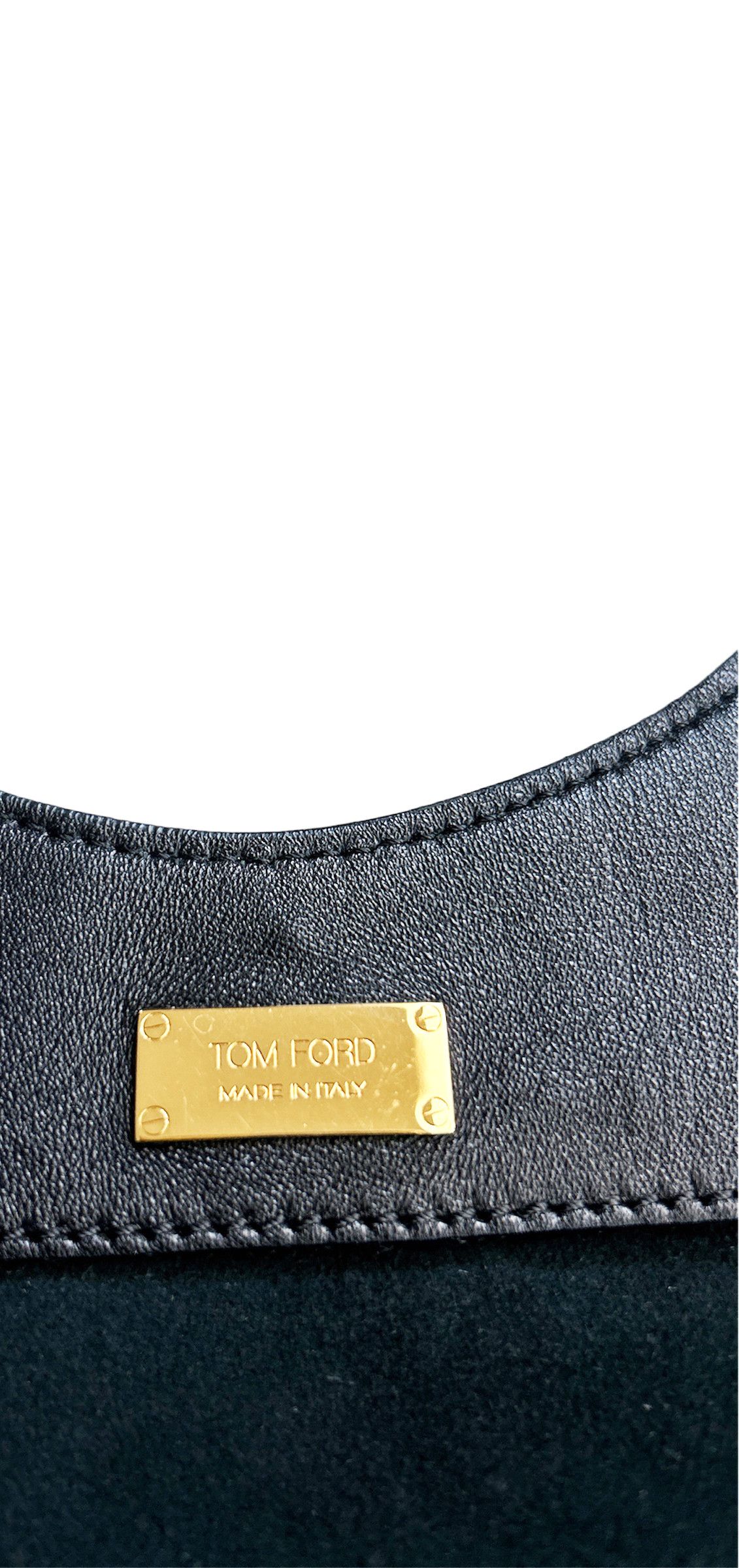 Tom Ford Tom Ford Alix Grained Leather Flat Shoulder Bag Size ONE SIZE - 8 Thumbnail