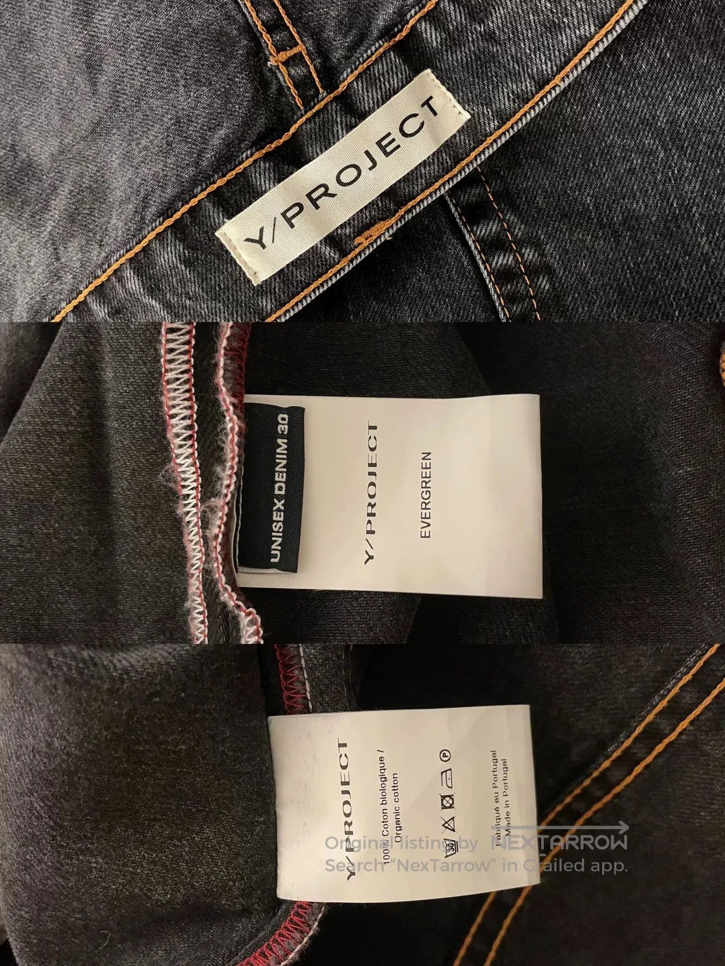 Y/Project Y/PROJECT 22ss Folded Denim Jeans. Size US 30 / EU 46 - 8 Thumbnail