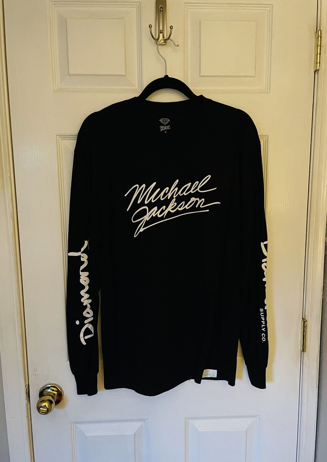 Michael Jackson Michael Jackson X Diamond Supply Co Black Long Sleeve Size M Size US M / EU 48-50 / 2 - 1 Thumbnail