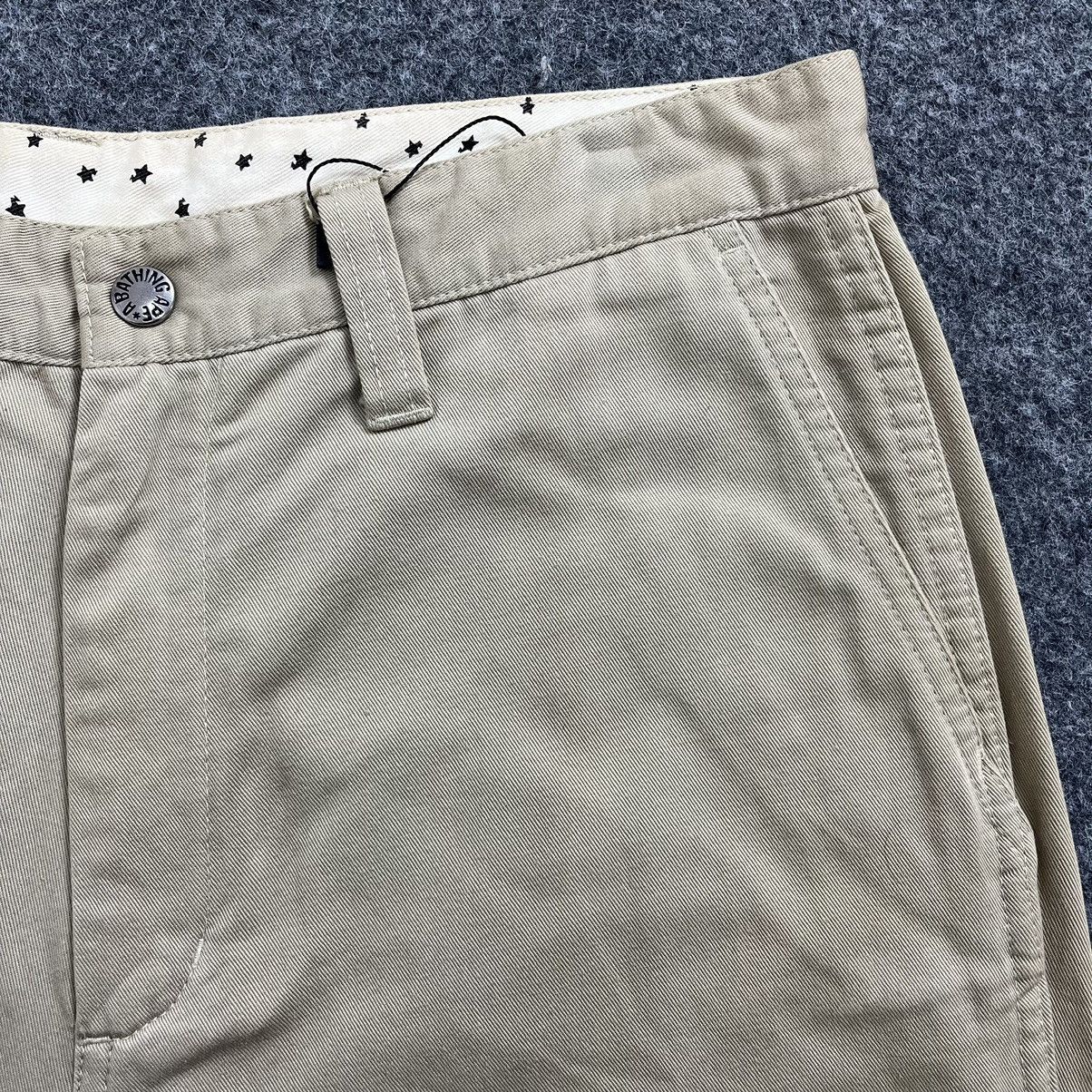 Bape A Bathing Ape Bape 3/4 Khaki Short Pants Size US 28 / EU 44 - 5 Thumbnail