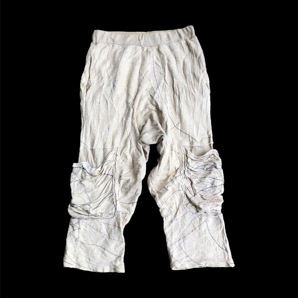 NOZOMI ISHIGURO” Unique pattern design over size cargo pants
