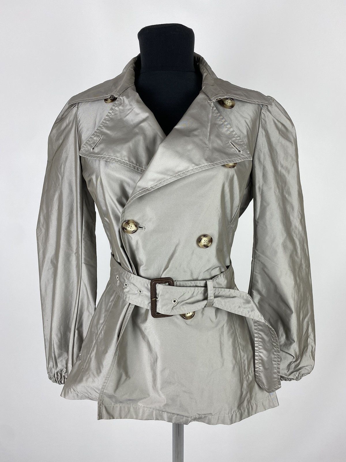 Prada F/W 2010 Prada Milano Double Breasted Lightweight Short Coat Size S / US 4 / IT 40 - 2 Thumbnail
