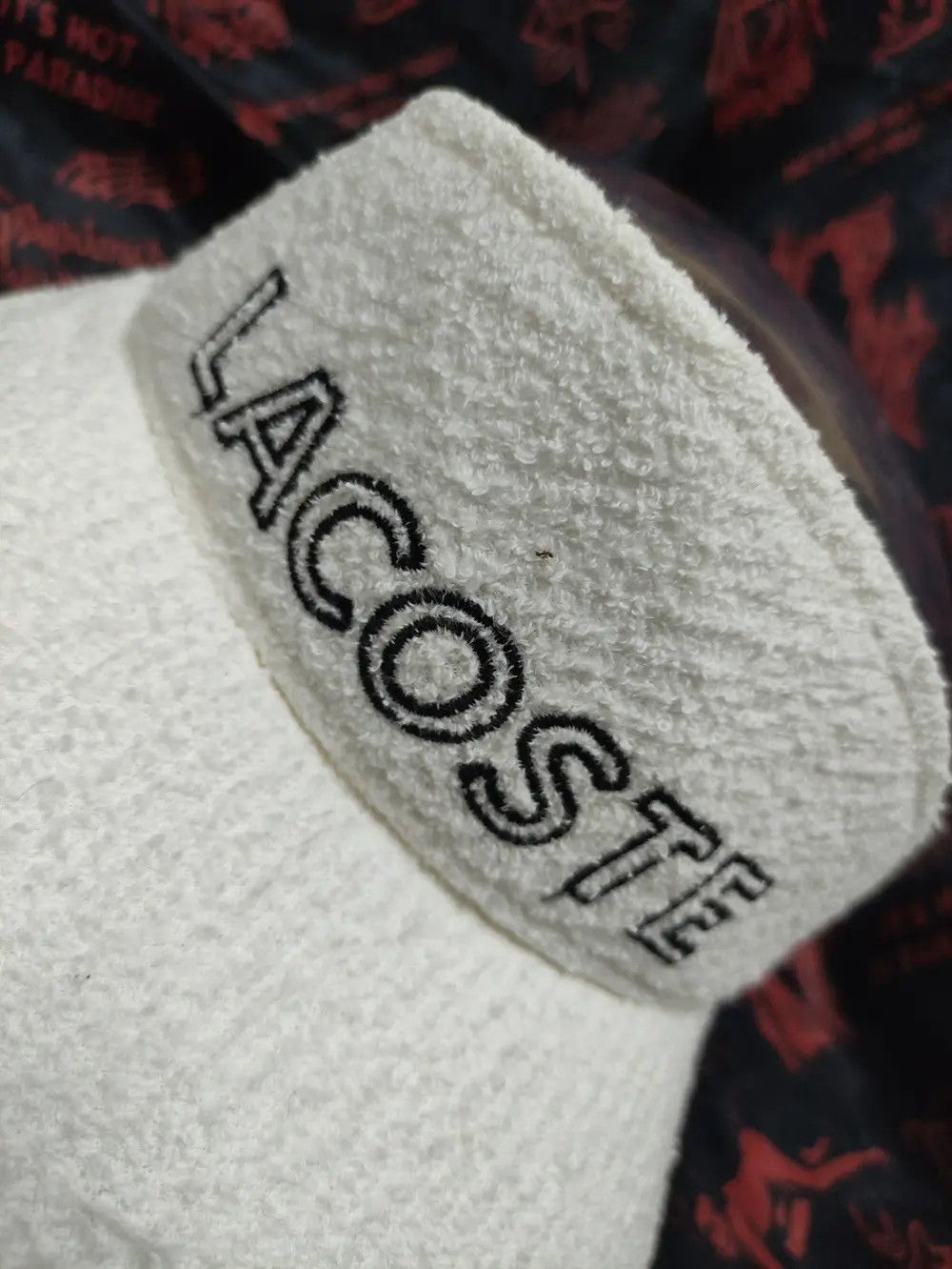 Lacoste × Vintage LACOSTE SPELLOUT VINTAGE VISOR CAP GOLF STYLE Size ONE SIZE - 3 Thumbnail
