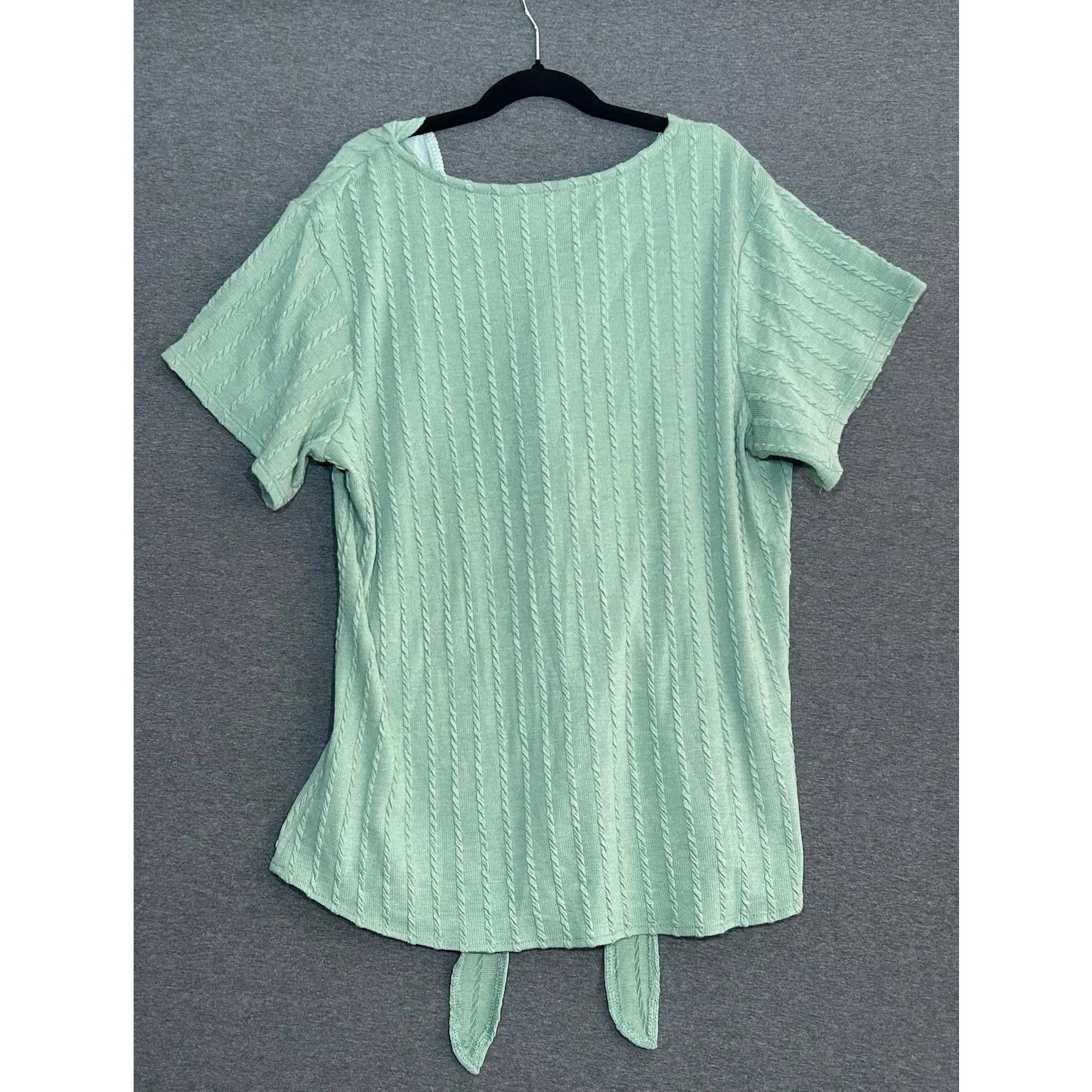 Weatherproof Weatherproof Vintage | Women's Tie Front Top | Small Size S / US 4 / IT 40 - 2 Thumbnail