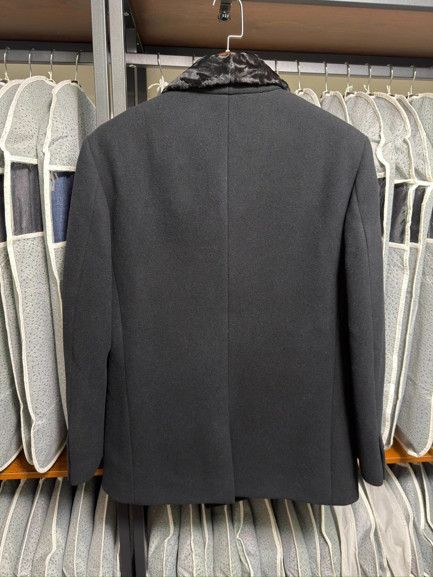 Versace Versace Wool Blend Overcoat Size US L / EU 52-54 / 3 - 2 Thumbnail