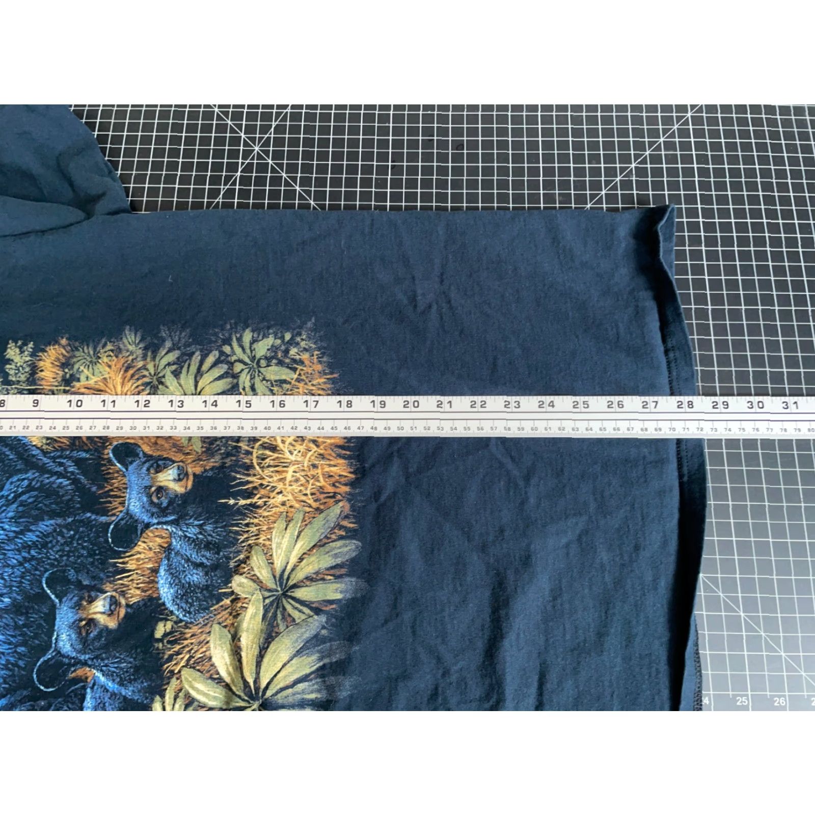 Vintage VINTAGE Silkmasters T-Shirt Bear Print Adult XL Black 90s Nature Art Michigan Mens Size US XL / EU 56 / 4 - 6 Thumbnail